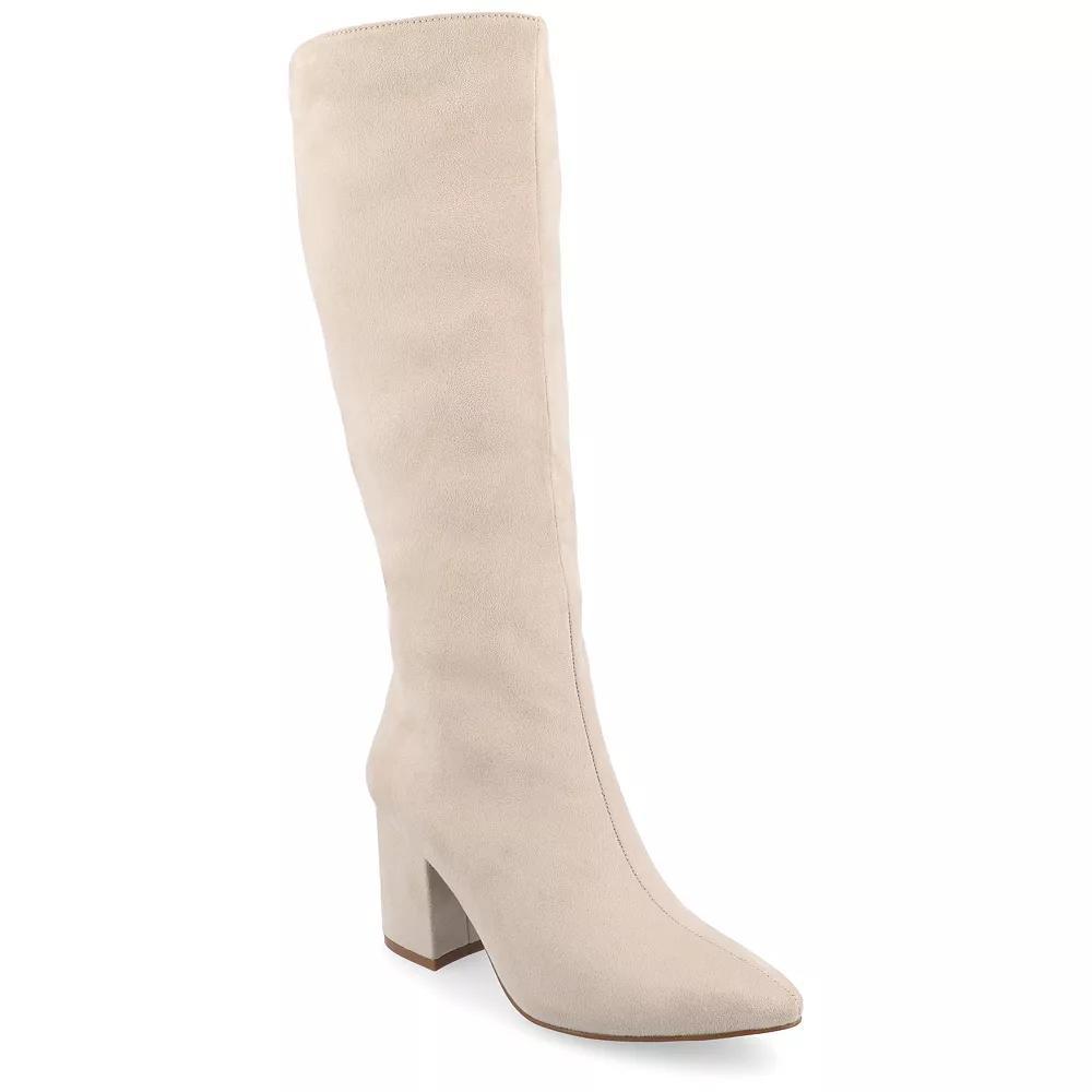 Journee Tru Comfort Foam™ Women's Ameylia Knee High Boots, Size: 12 W Wc, Ivory Product Image