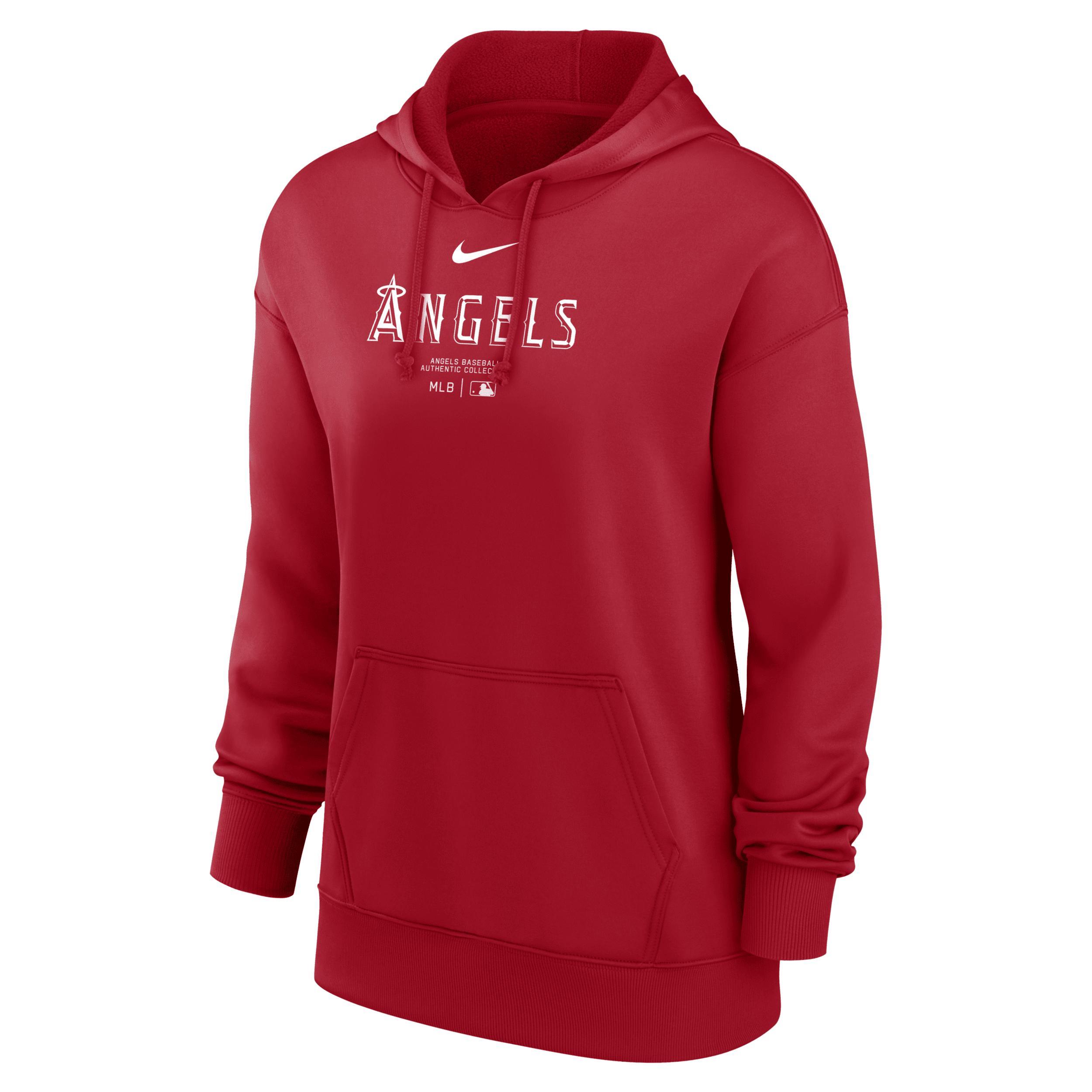 Women's Nike Black Los Angeles Rams 2022 NFL Crucial Catch Therma Performance Pullover Hoodie, Size: XL Product Image