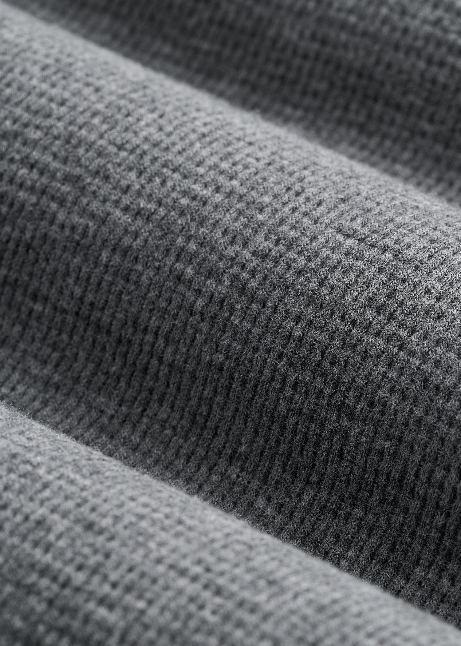 Waffle-Knit Lounge Jogger for Tall Men in Stone Grey Mix Product Image