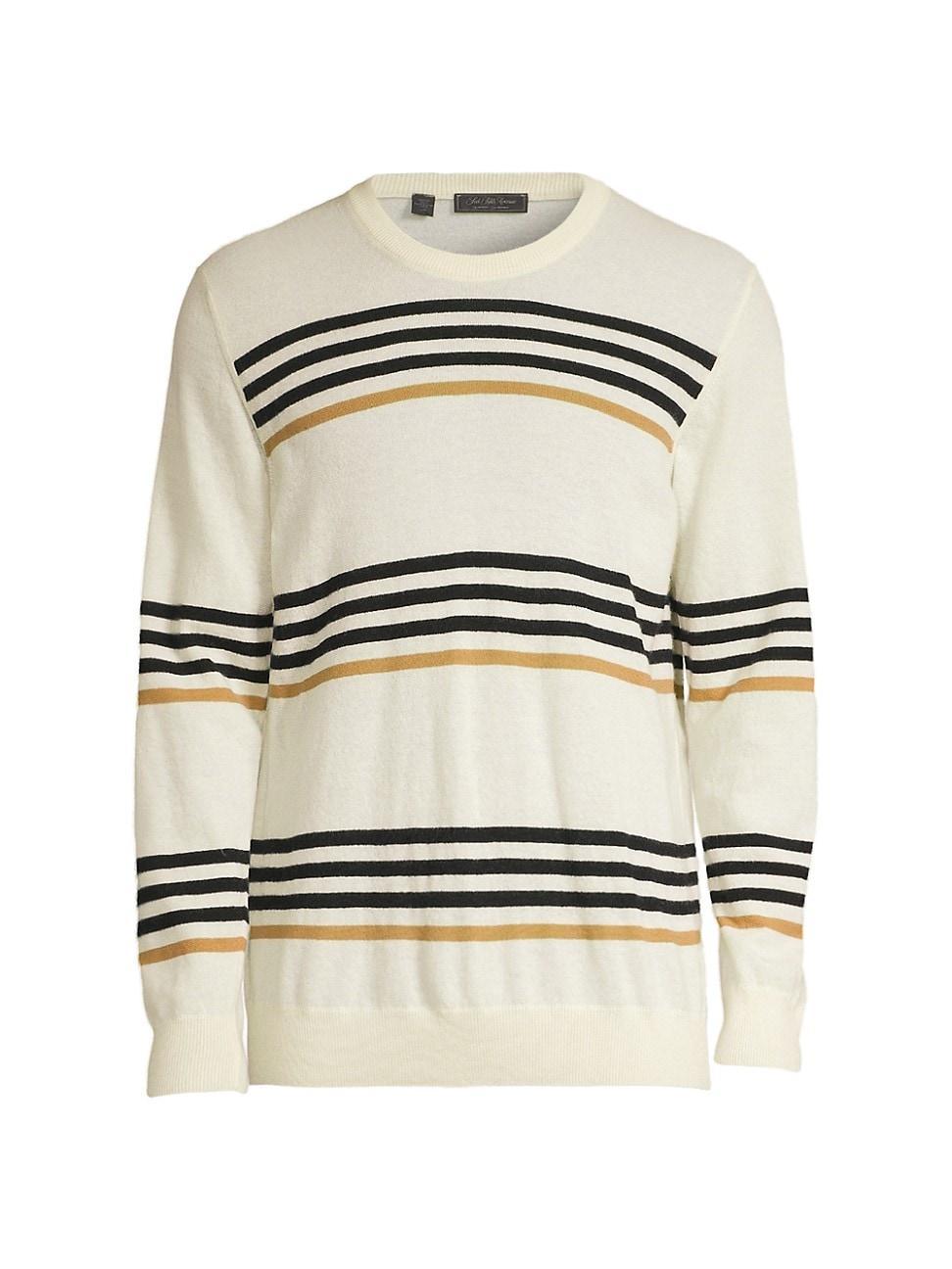 Mens COLLECTION Striped Cashmere Sweater Product Image