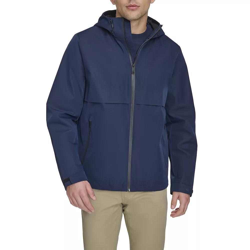 Men's Dockers® Go Series Hooded Rain Shell, Size: Medium, Blue Product Image