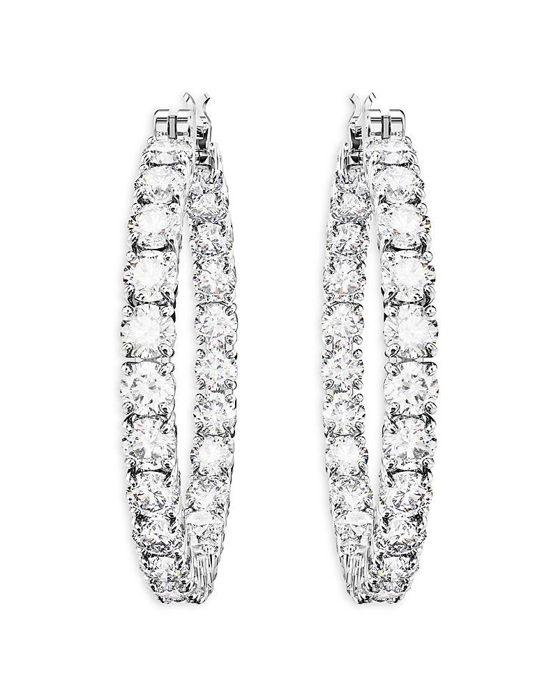 Swarovski Matrix Crystal Inside Out Hoop Earrings Product Image