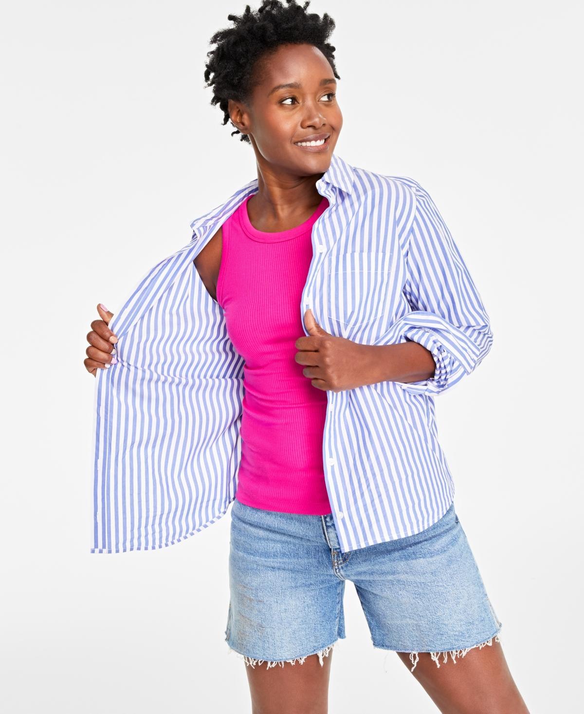 On 34th Womens Ribbed High-Neck Tank Top, Xxs-4X, Created for Macys Product Image