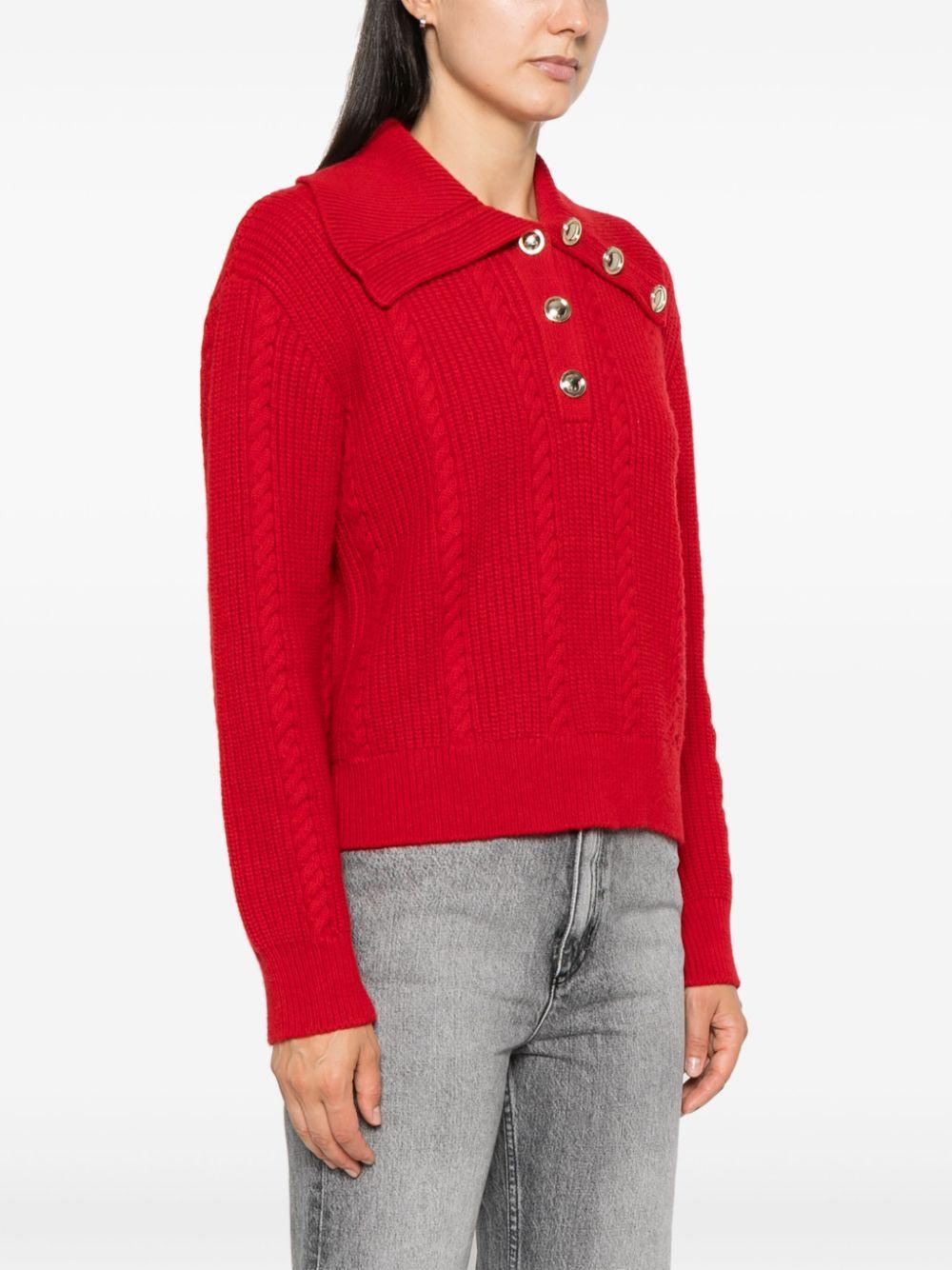 cable-knit sweater Product Image