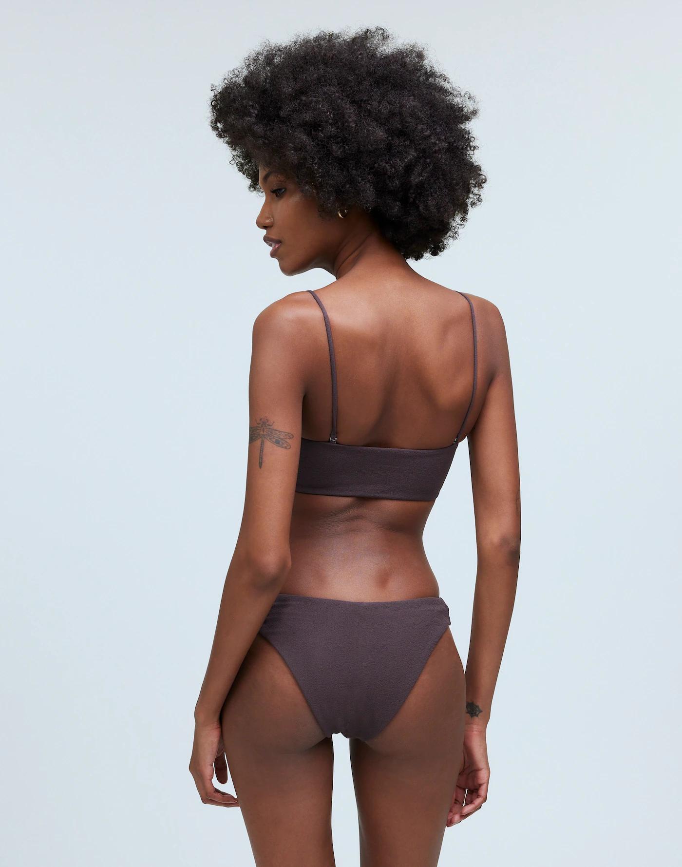 Spaghetti-Strap Bandeau Bikini Top Product Image
