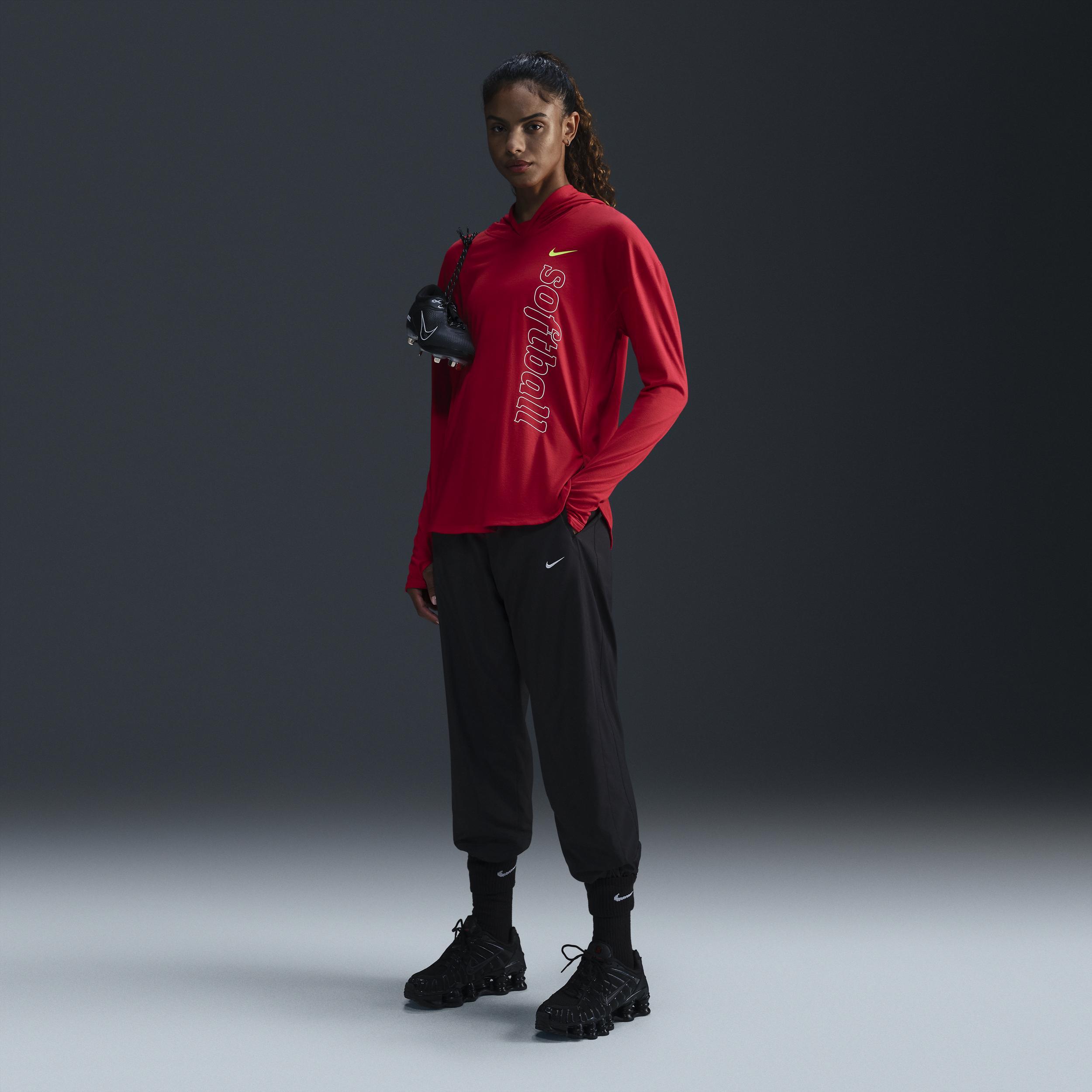 Nike Women's Dri-FIT Long-Sleeve Softball Hoodie Product Image