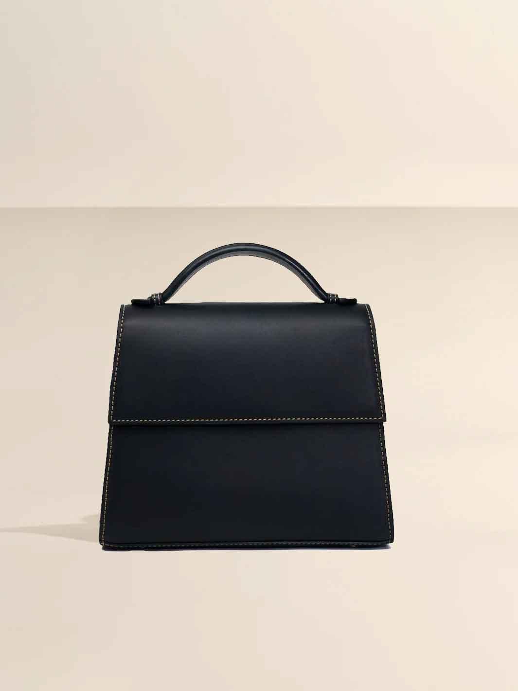The Medium Top Handle in Nappa Product Image