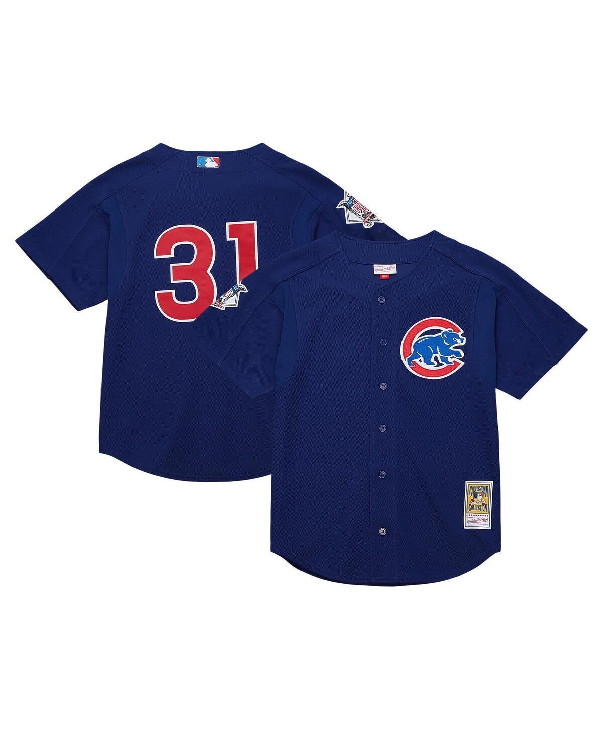 Mens Mitchell & Ness Greg Maddux Royal Chicago Cubs Cooperstown Collection 2005 Batting Practice Jersey Product Image