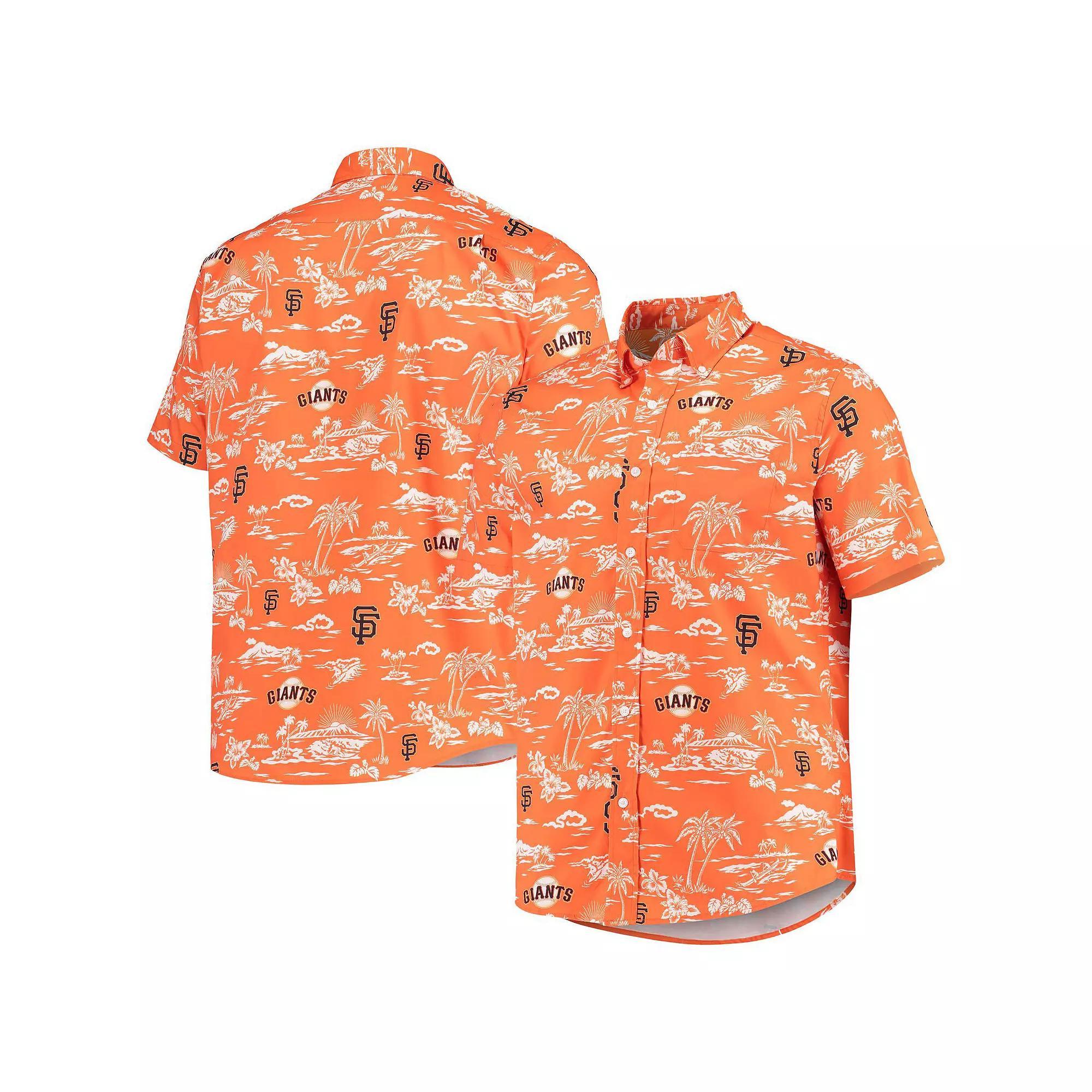 Men's Reyn Spooner Orange San Francisco Giants Kekai Button-Down Shirt, Size: 2XL Product Image