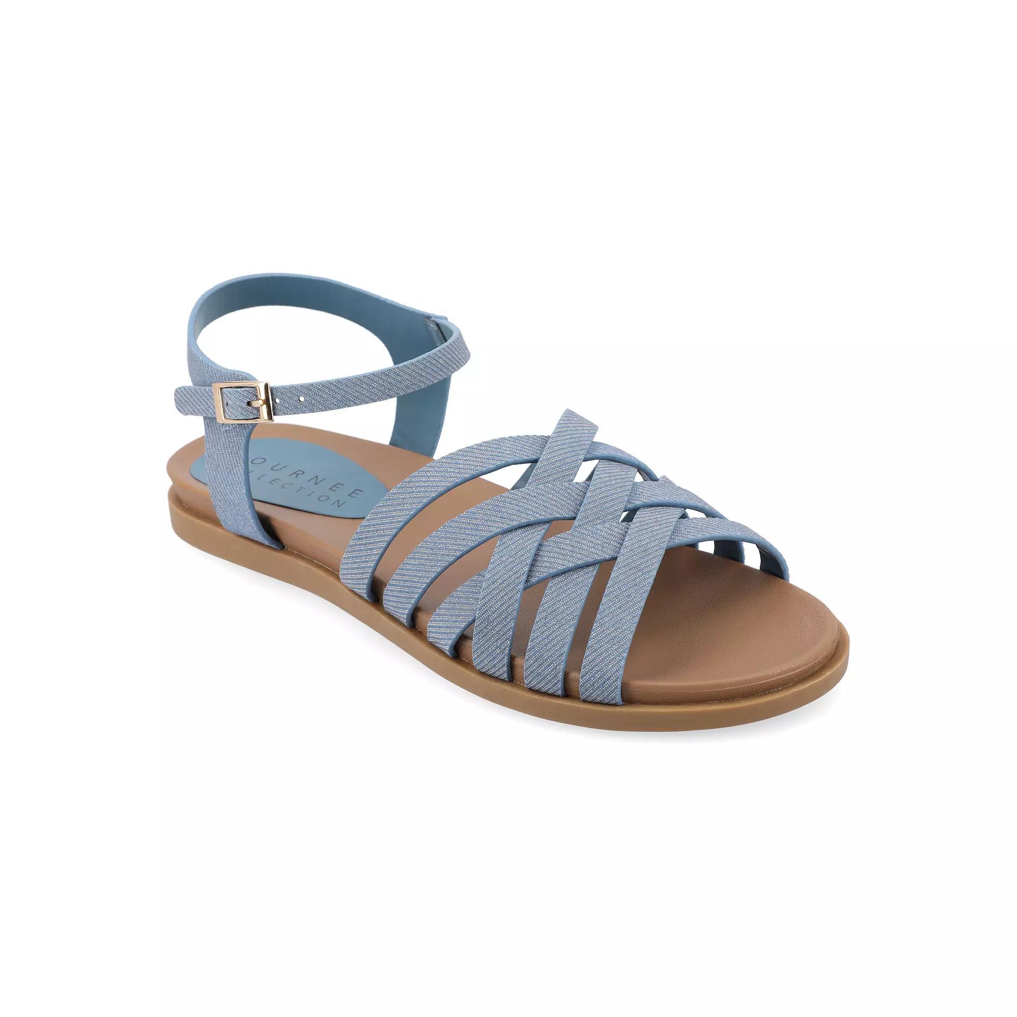 Journee Kimmie Women's Sandals, Size: 6.5, Brown Product Image