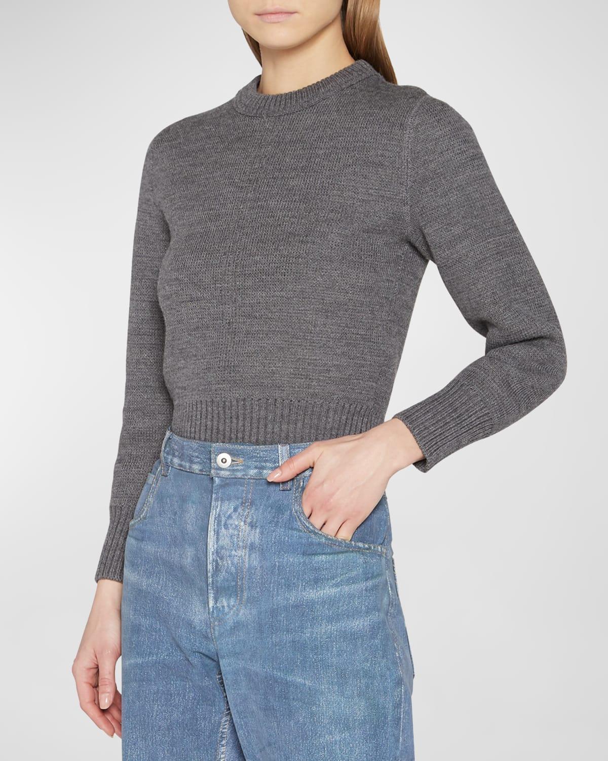 Womens Fitted Wool Sweater Product Image