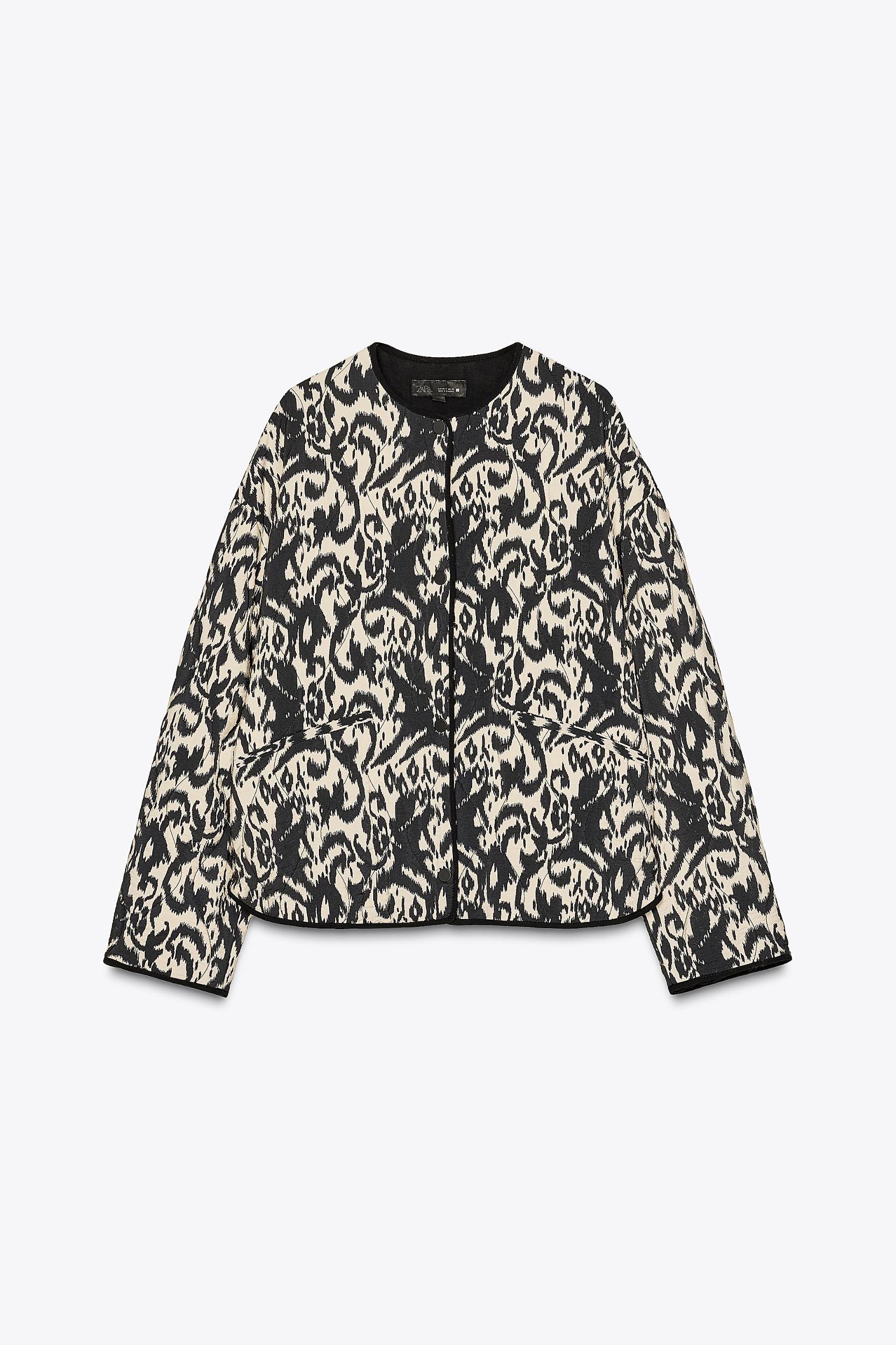 ANIMAL PRINT PUFFER JACKET Product Image
