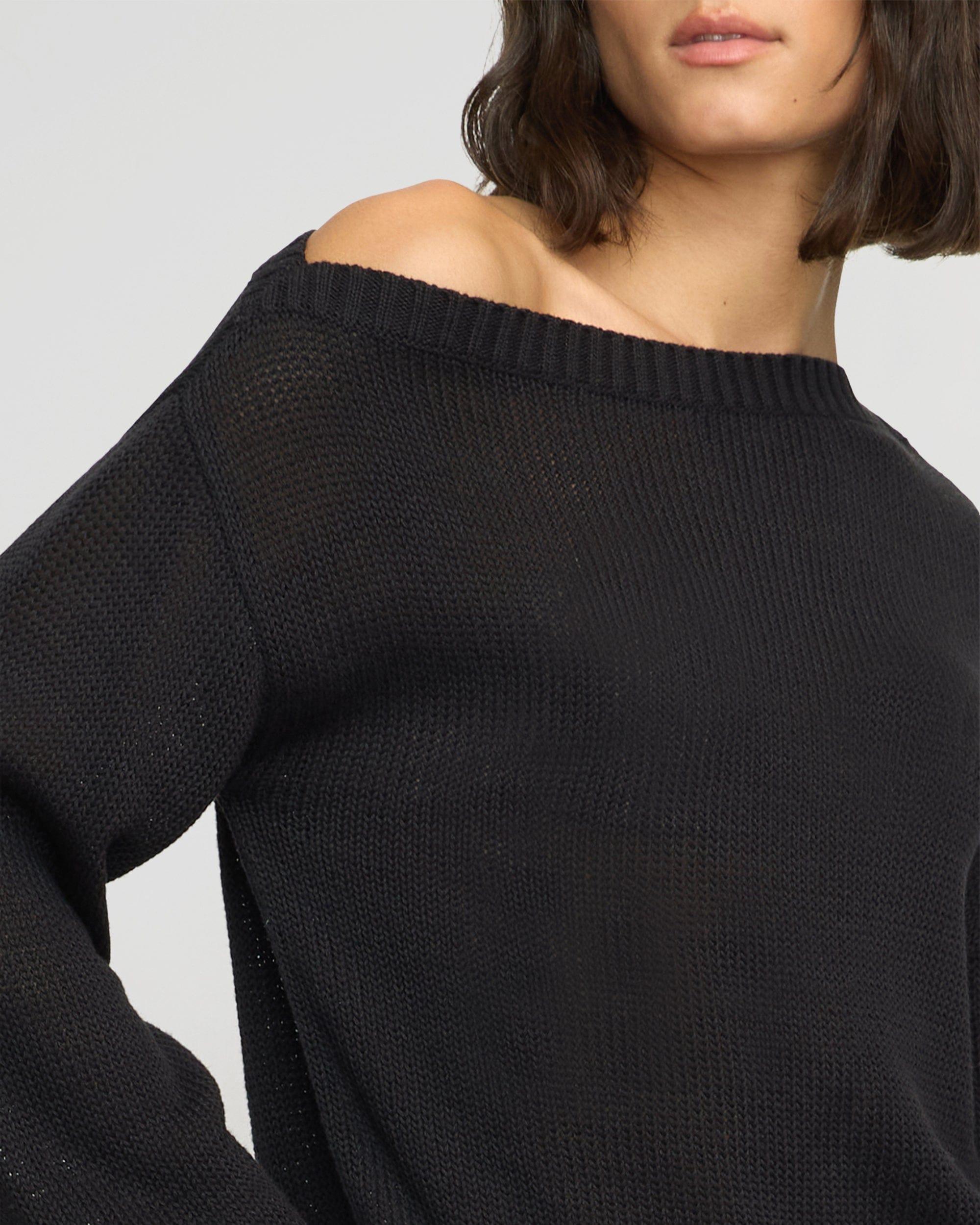Issa Lightweight Off-Shoulder Sweater Product Image