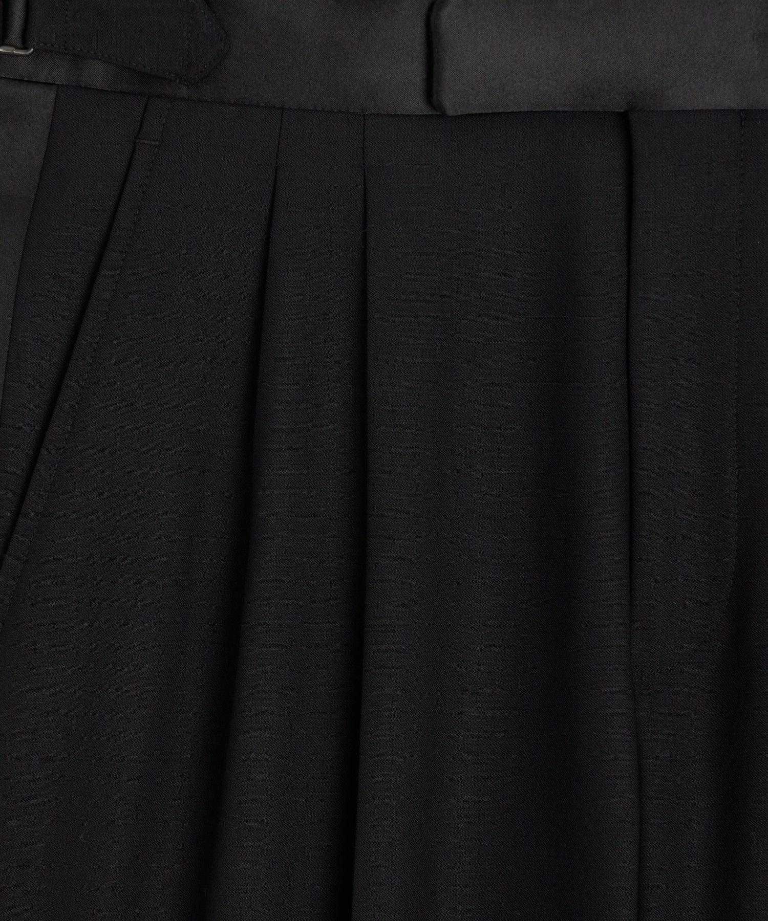 Italian Wool Relaxed Tuxedo Trouser Product Image