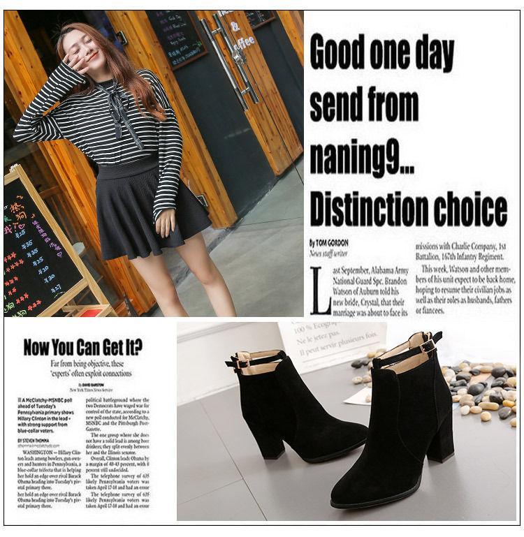 Block Heel Ankle Boots Product Image
