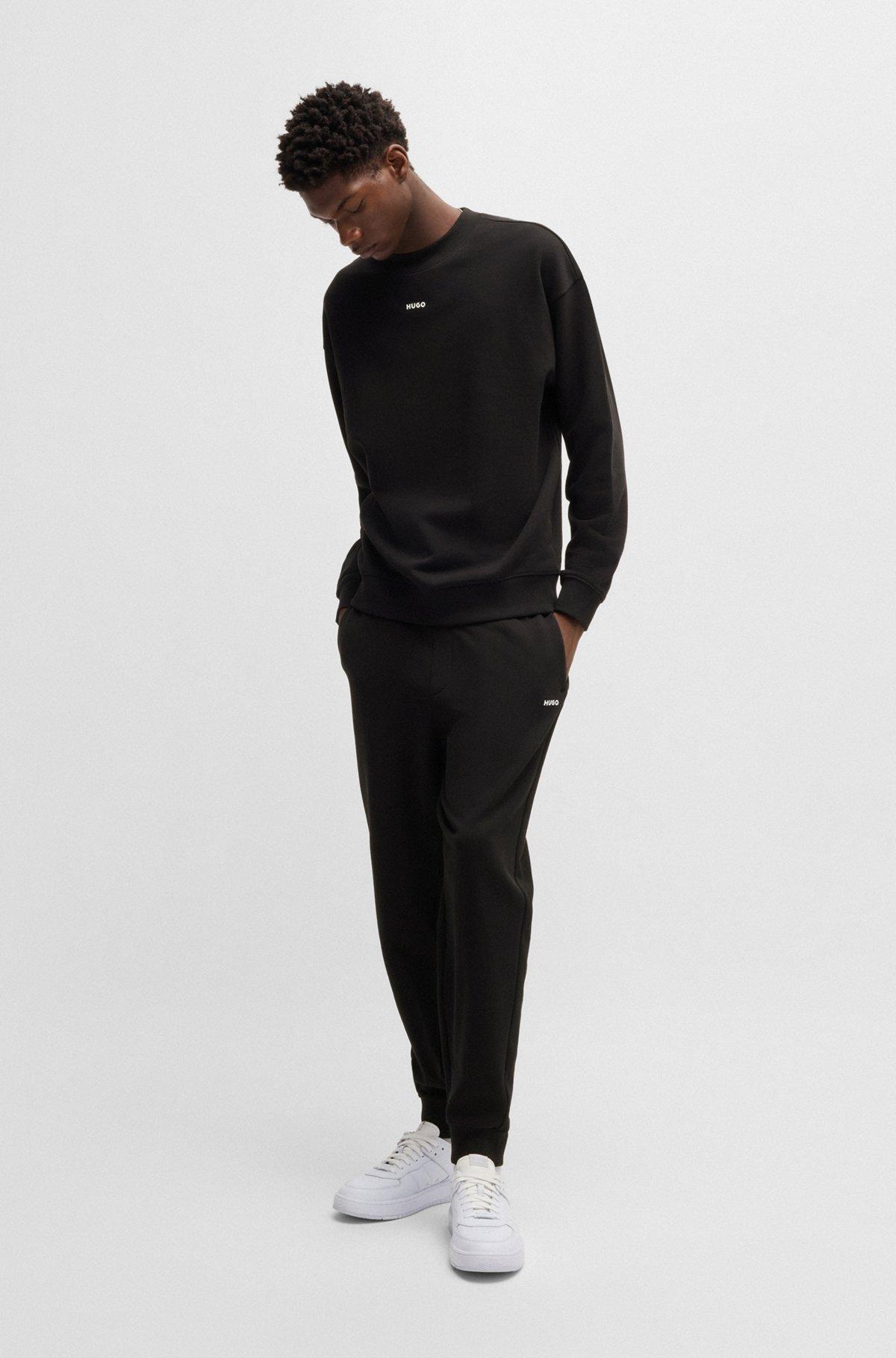 Relaxed-fit sweatshirt in cotton terry with logo print Product Image