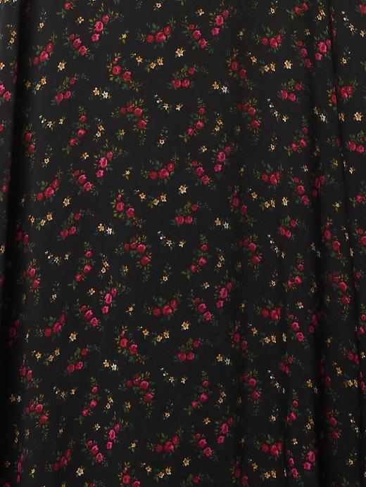 Satin Empire Midi Dress Product Image