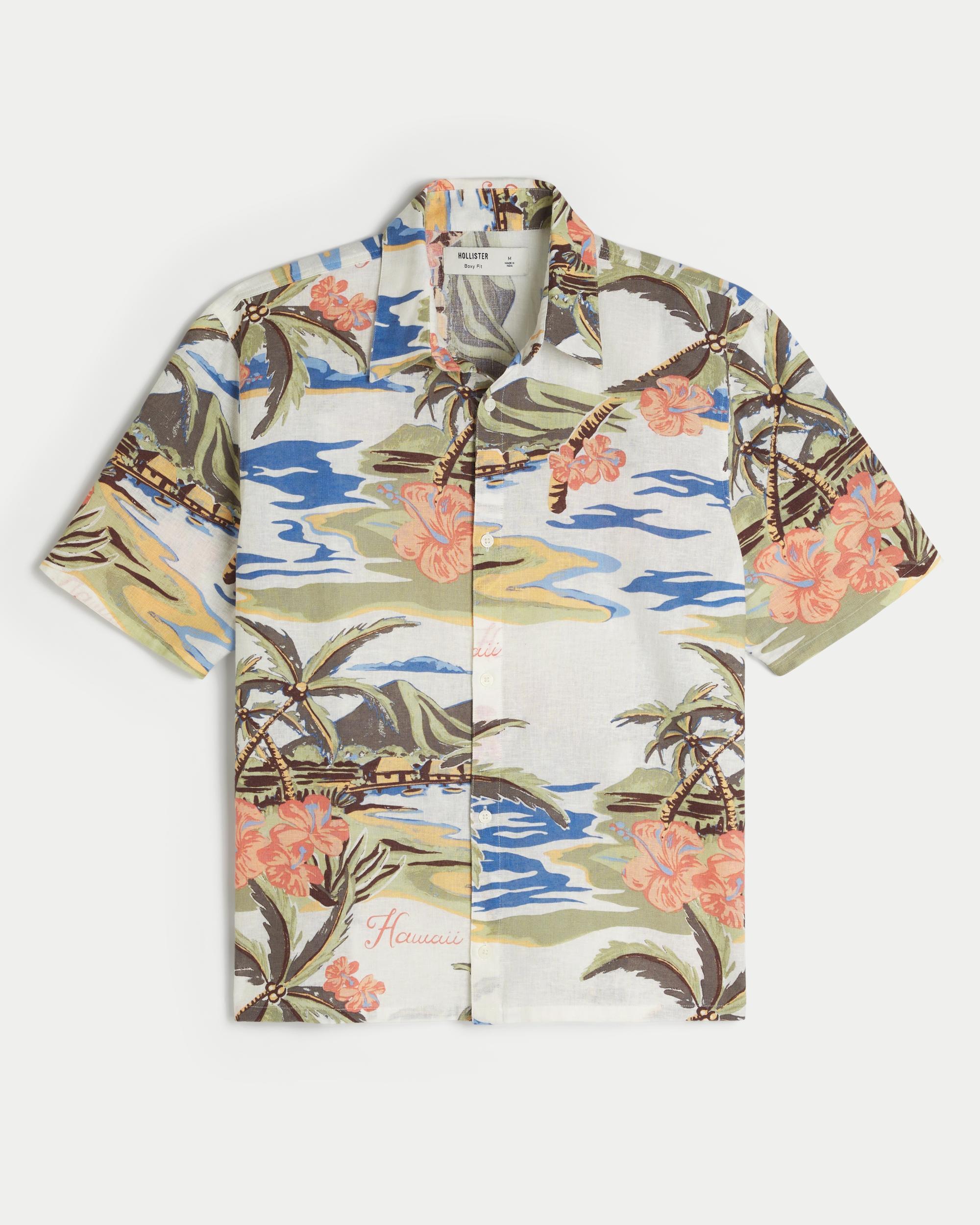 Boxy Short-Sleeve Shirt Product Image