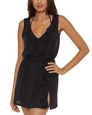 Becca by Rebecca Virtue Breezy Basics Ruffled Dress Cover Up Product Image