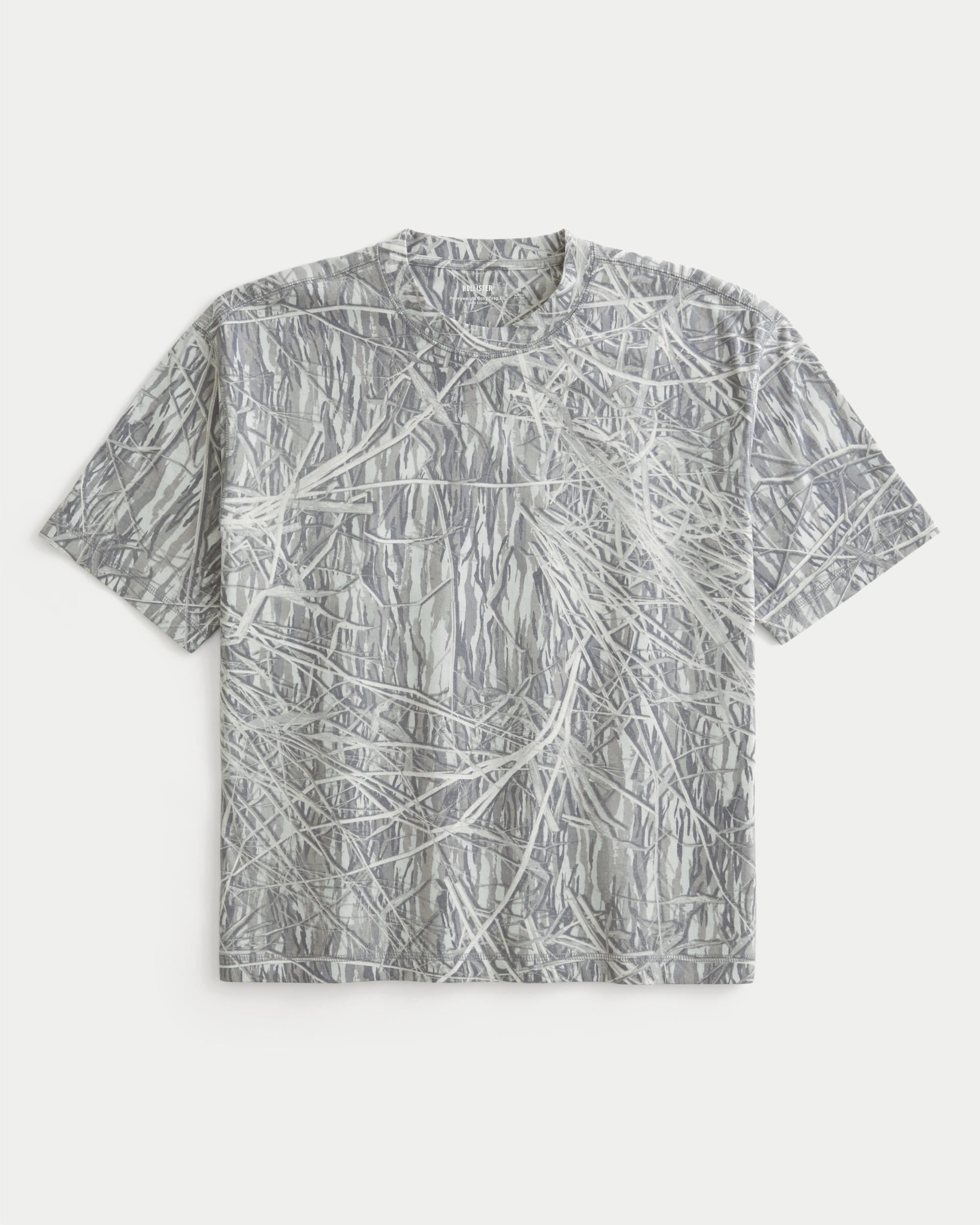 Boxy Heavyweight Crop Crew T-Shirt Product Image