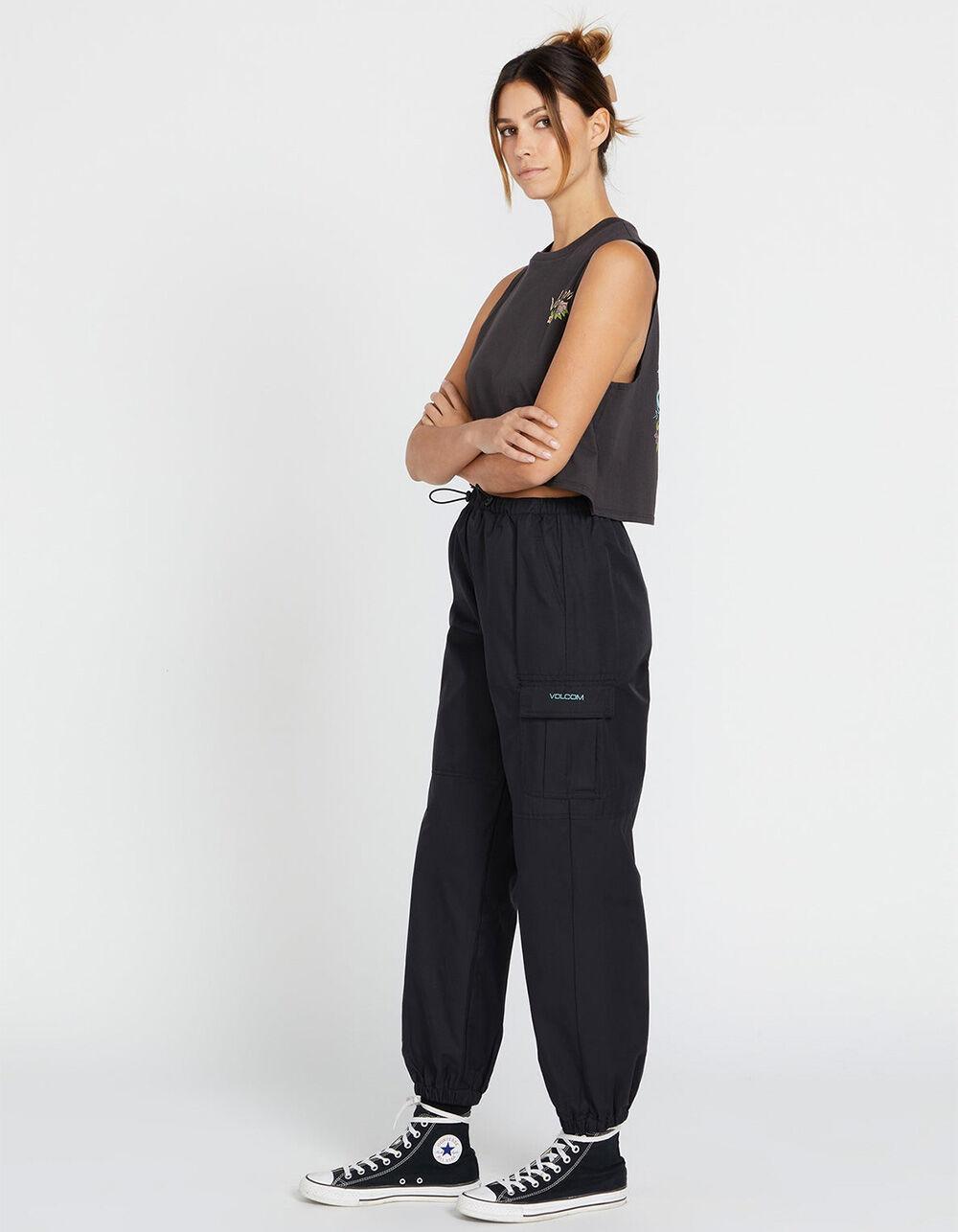 VOLCOM Earth Tripper Womens Joggers - BLACK Product Image
