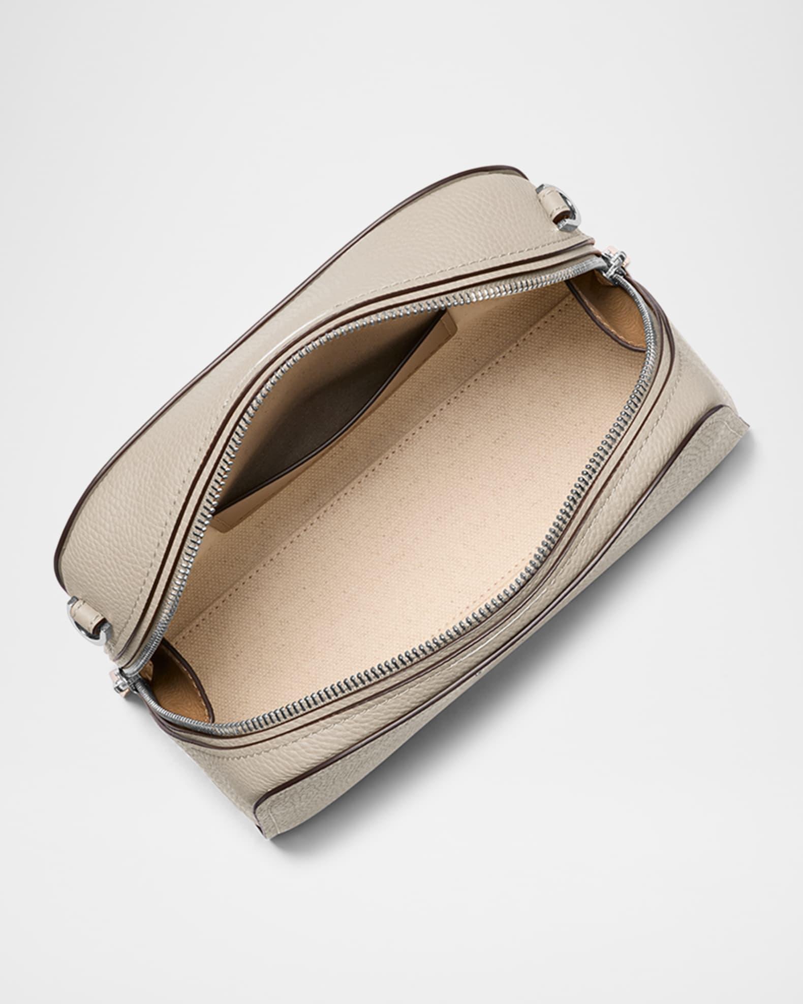 Small Zip Leather Camera Crossbody Bag Product Image