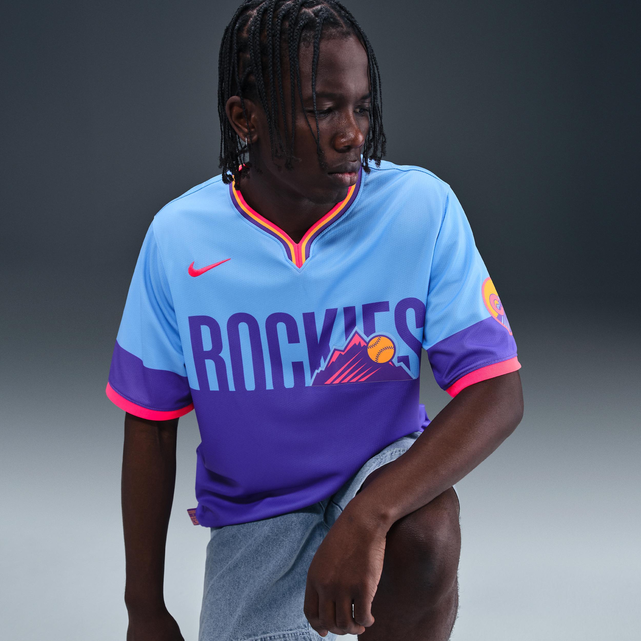 Colorado Rockies City Connect Men’s Nike Dri-FIT ADV MLB Limited Jersey Product Image