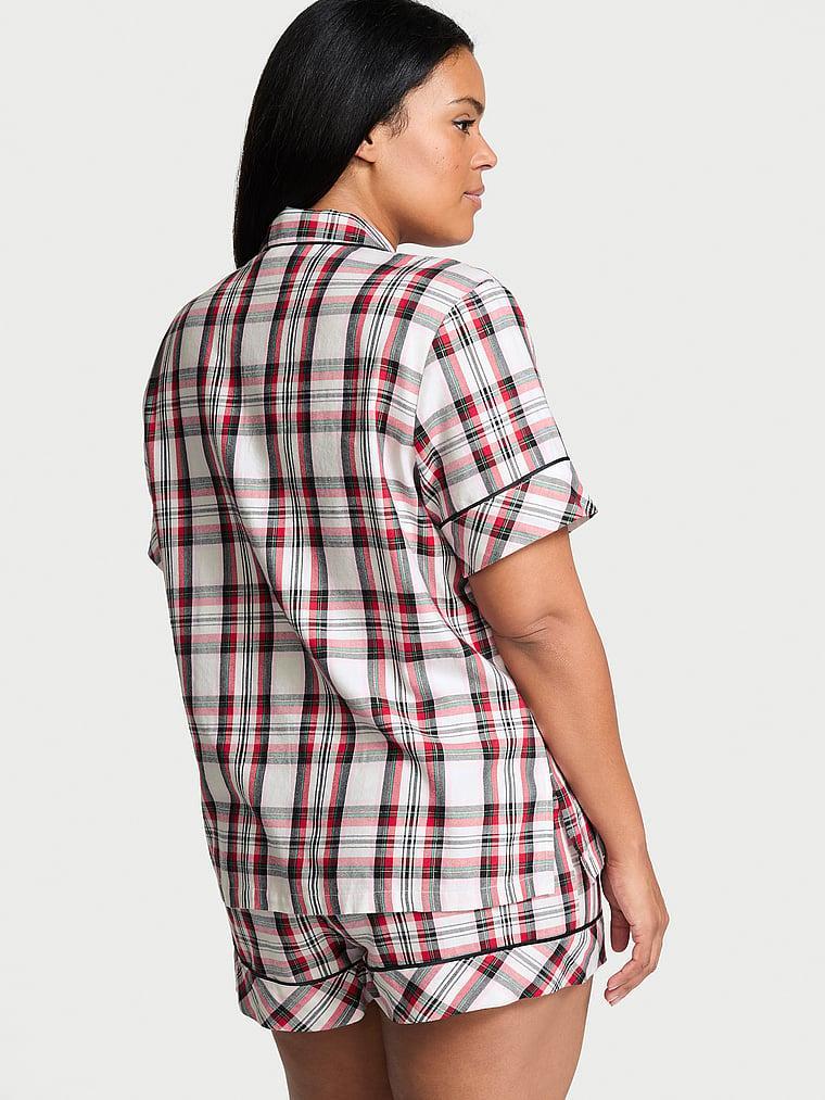 Flannel Popover Long Pajama Set Product Image