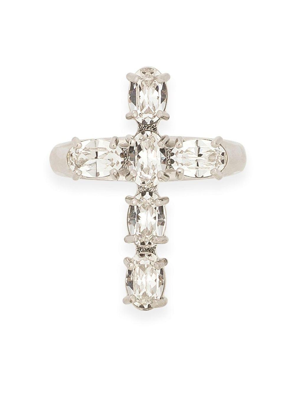 rhinestone-embellished ring Product Image