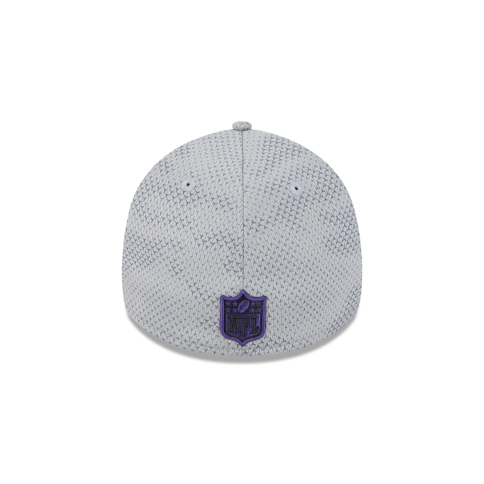 Baltimore Ravens 2024 Sideline Gray 39THIRTY Stretch Fit Hat Male Product Image