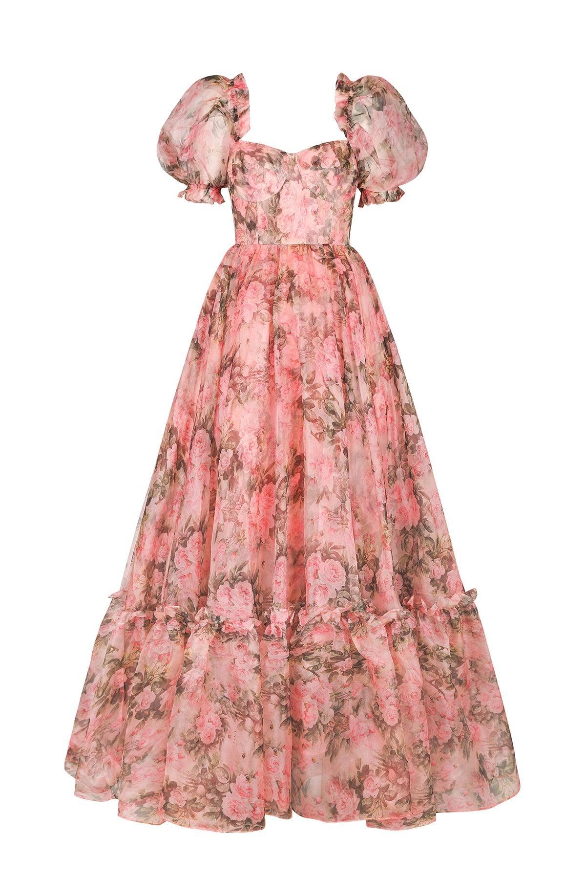 The Queen Bee Silk Gauze Ritz Gown Product Image