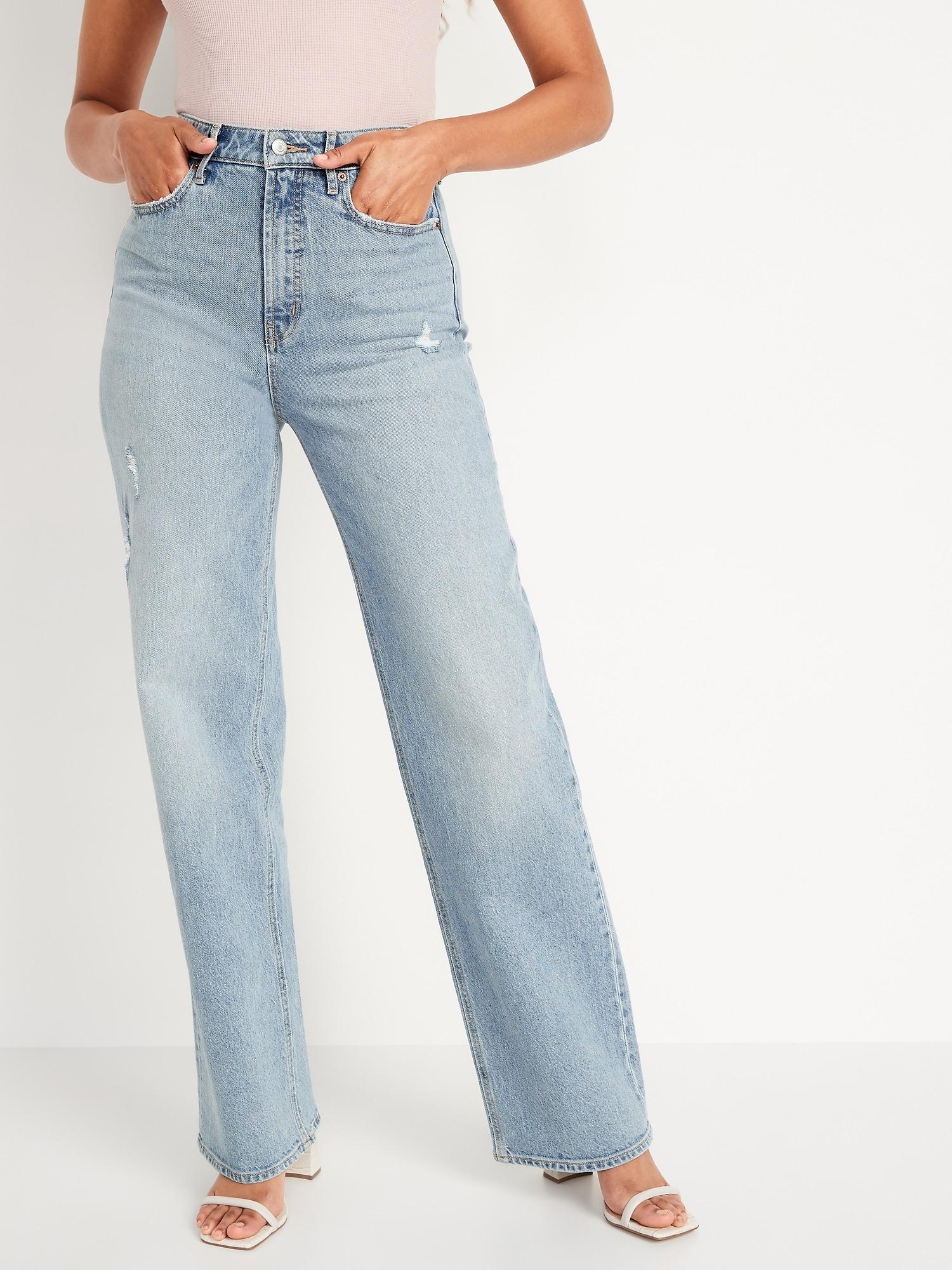 Extra High-Waisted Wide-Leg Jeans Product Image