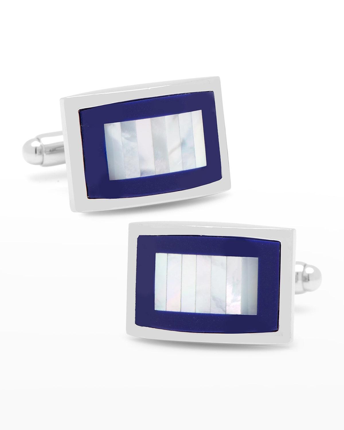 Mens Ox & Bull Trading Co. Pearl Cufflinks Product Image