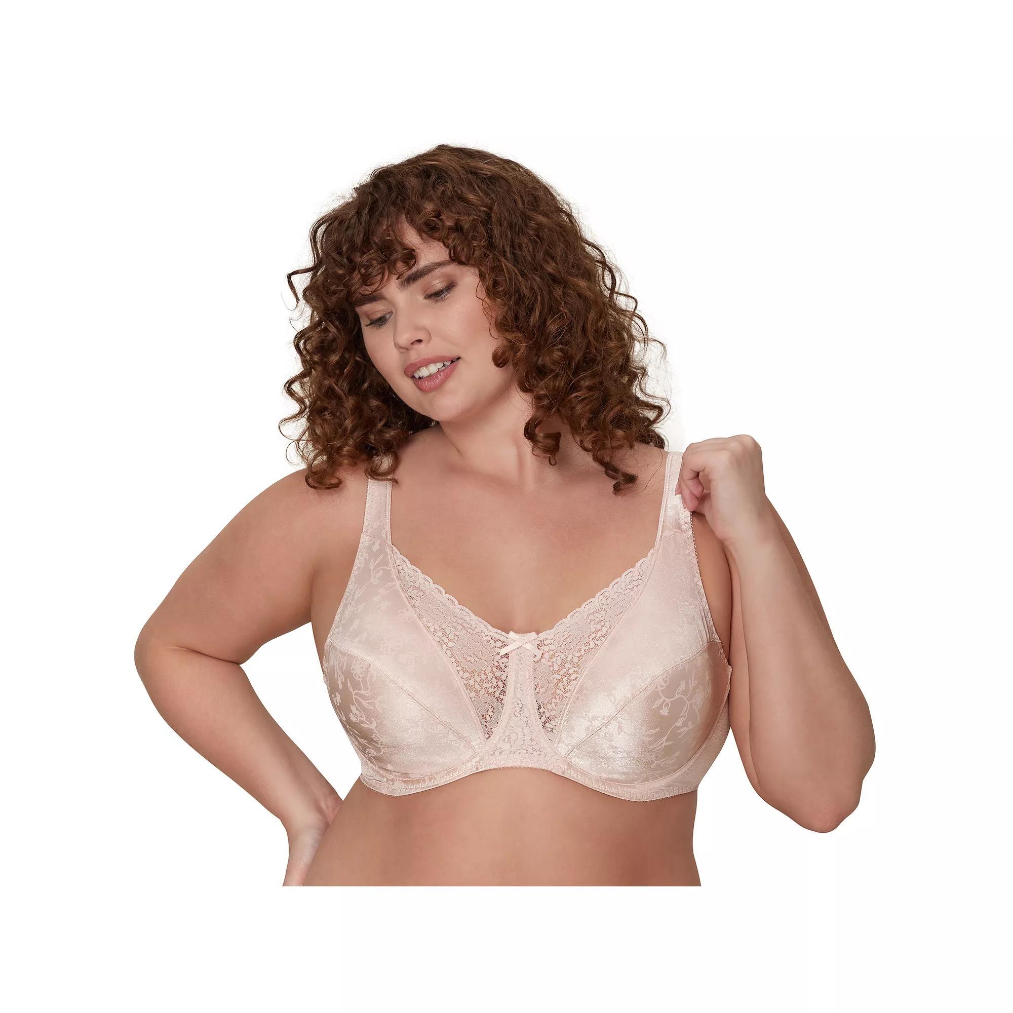 Playtex Secrets Lifts & Supports Full Figure Unlined Underwire Bra 4422, Womens Product Image