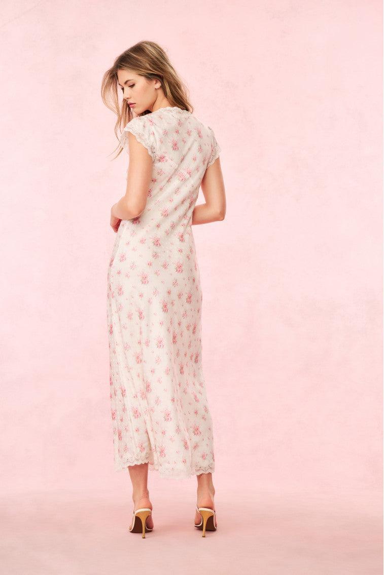 Theodore Silk-Blend Floral Maxi Dress Product Image