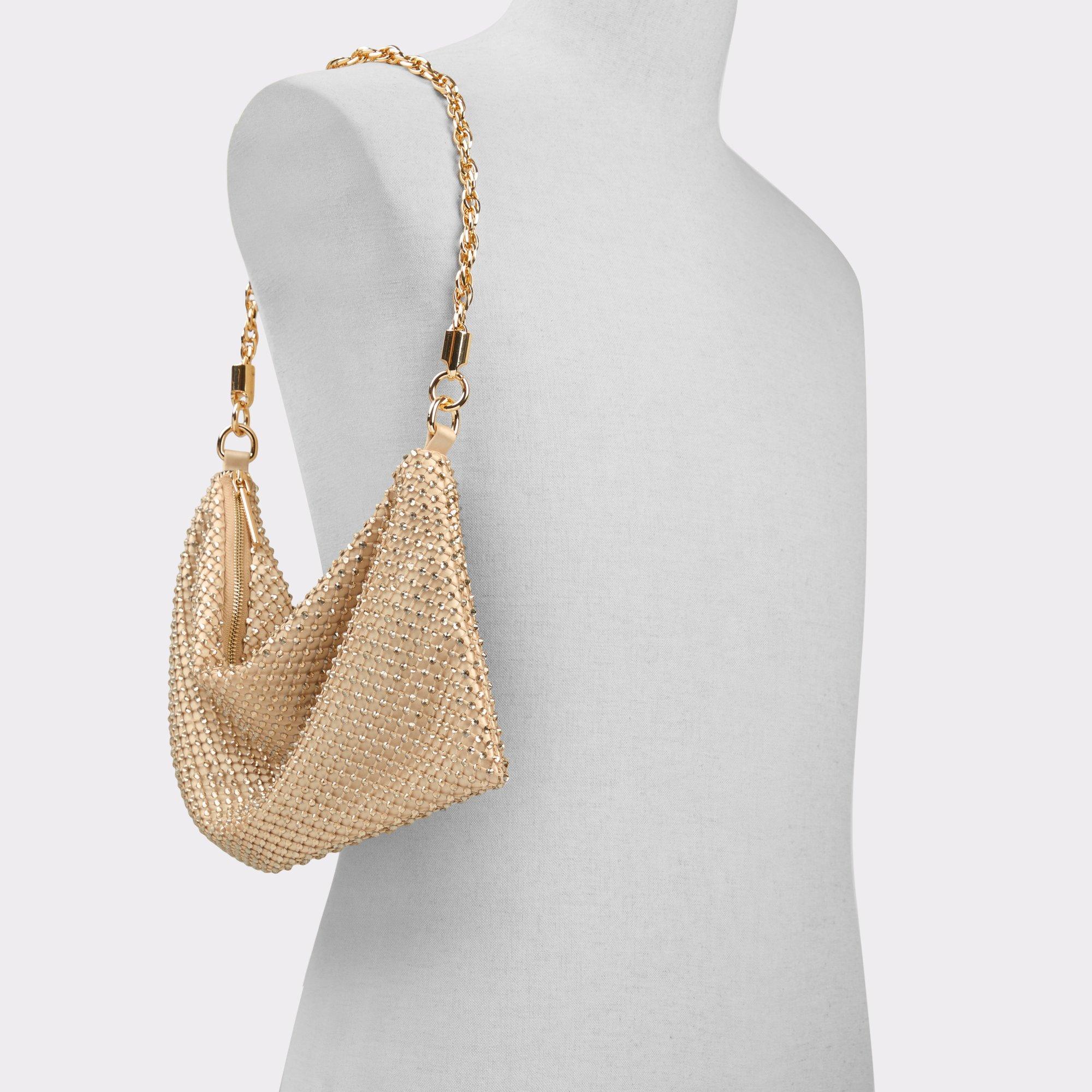 ALDO Darlingsidex - Women's Shoulder Bag Handbag - Gold Product Image