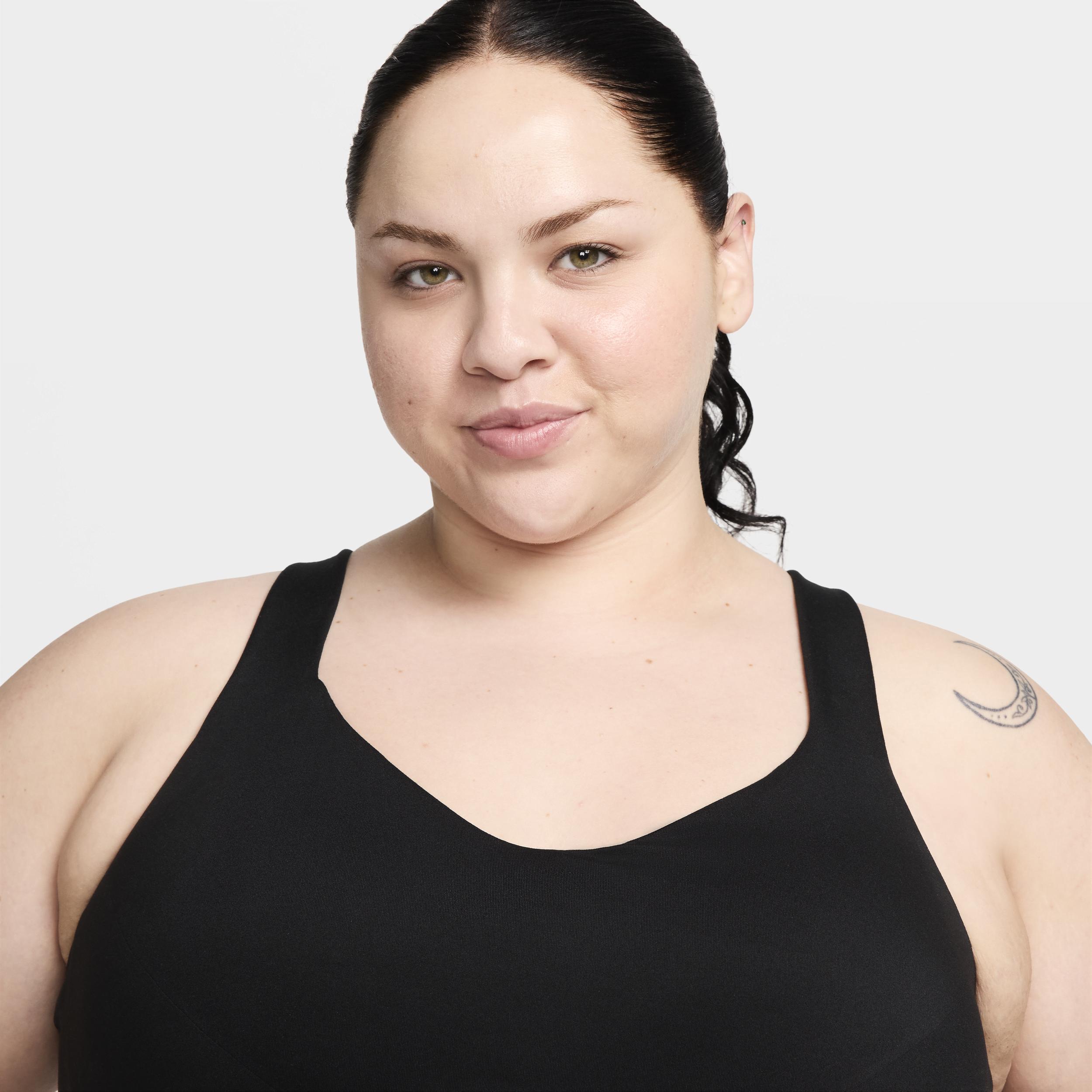 Plus Size Nike Indy High Support Padded Sports Bra, Women's, Size: 2XL, Black Product Image