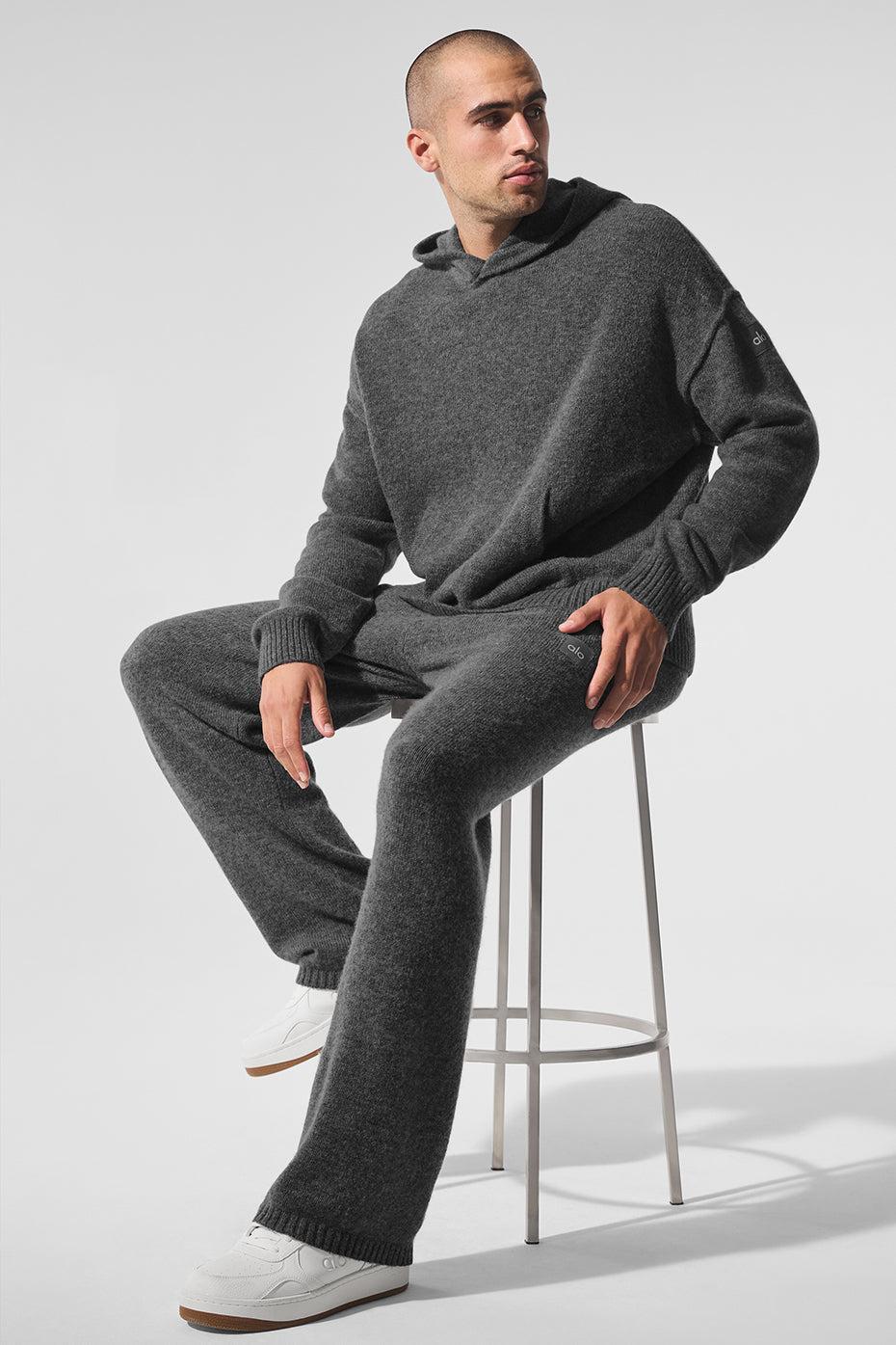 New Class Cashmere Hoodie - Platinum Grey Male Product Image