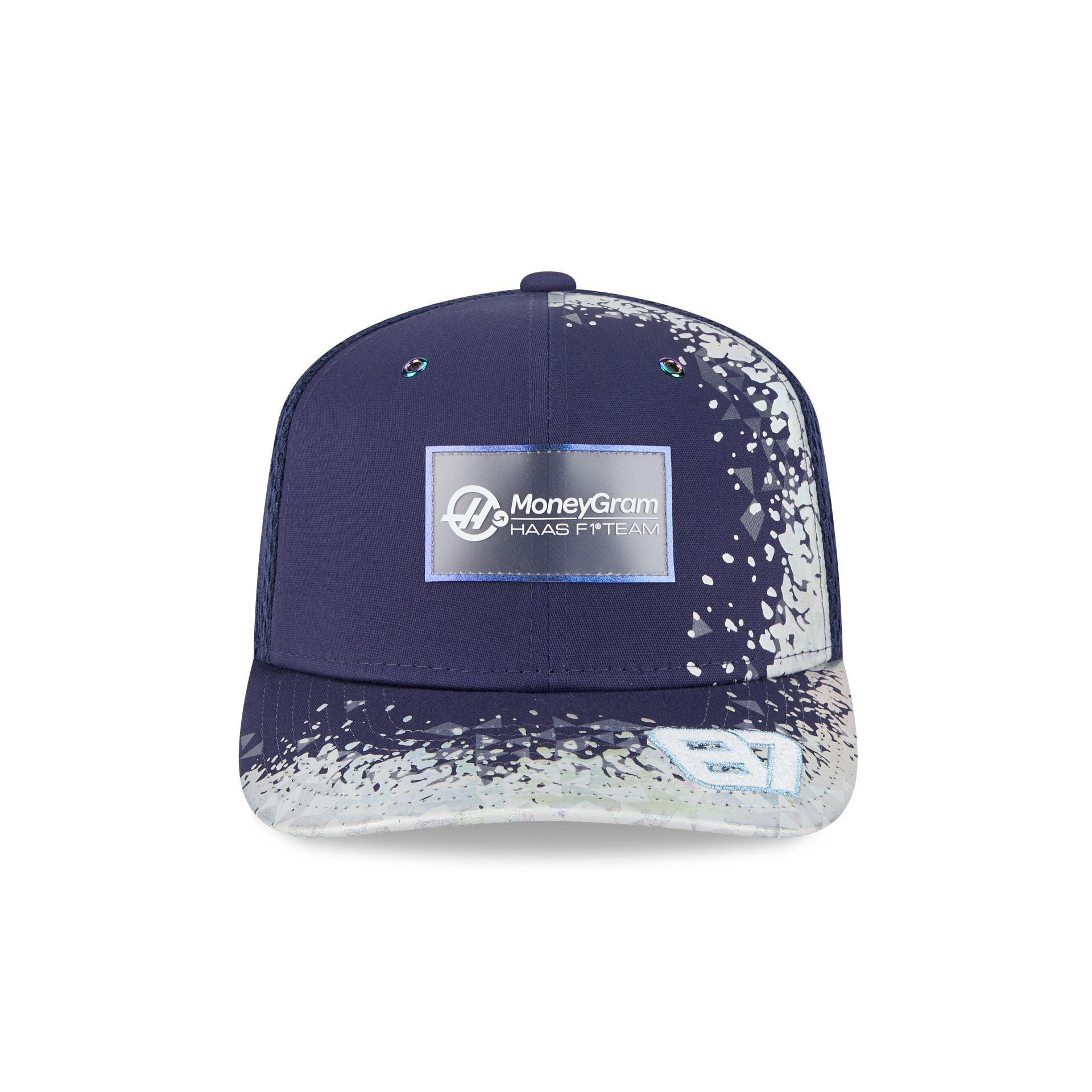 MoneyGram Haas F1 Team 2025 Las Vegas Race Special Oliver Bearman 9SEVENTY Trucker Hat Male Product Image