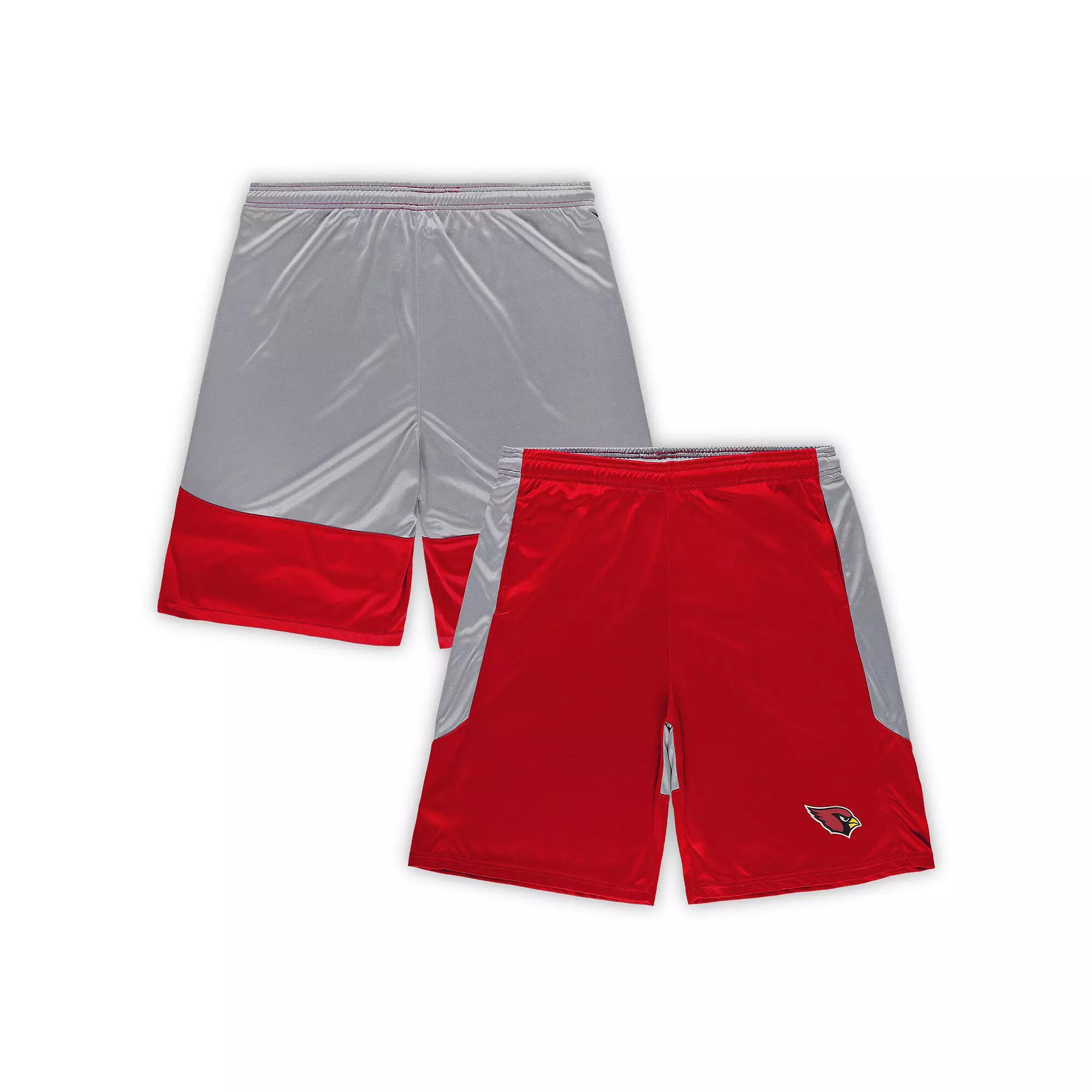 Men's Fanatics Cardinal Arizona Cardinals Big & Tall Team Logo Shorts, Size: 3XB, Red Product Image