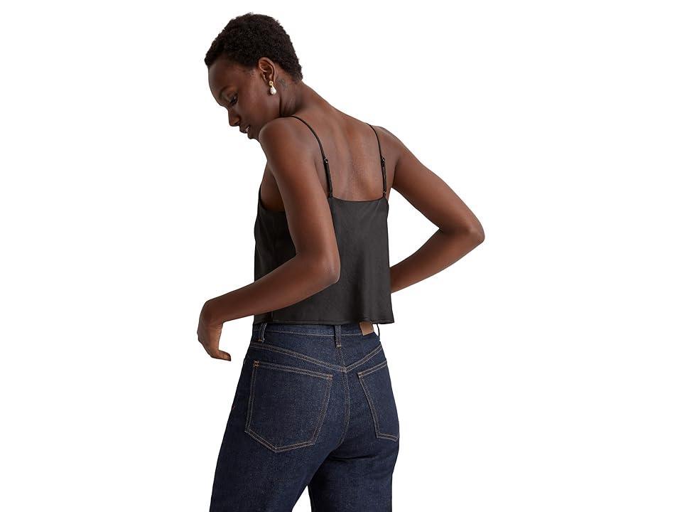 Madewell Satin Square-Neck Cami (True ) Women's Clothing Product Image