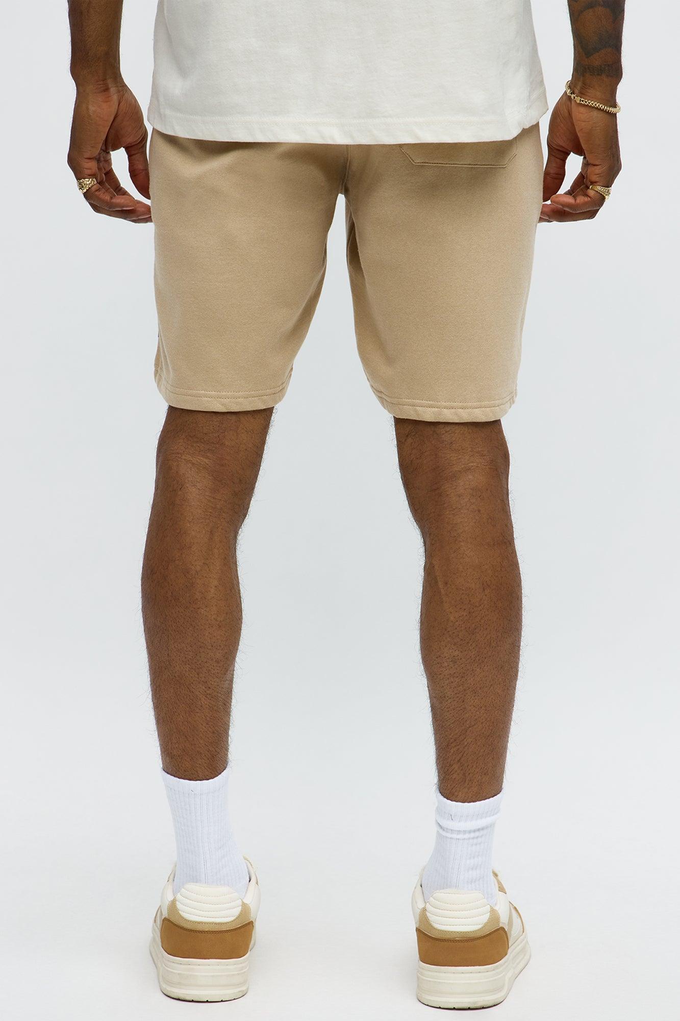 Dodge Hellcat Racing Sweatshorts - Khaki Product Image