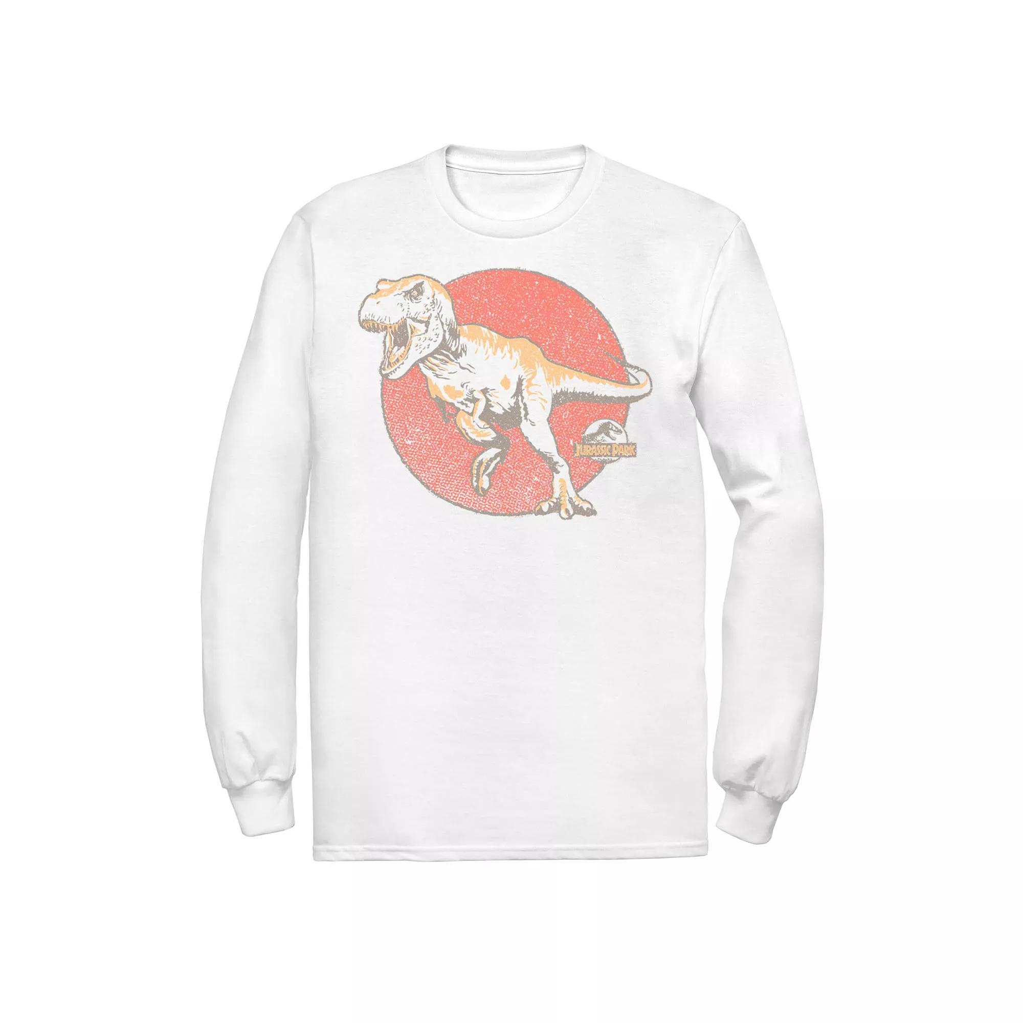 Men's Jurassic Park T-Rex Portrait Tee, Size: Large, White Product Image