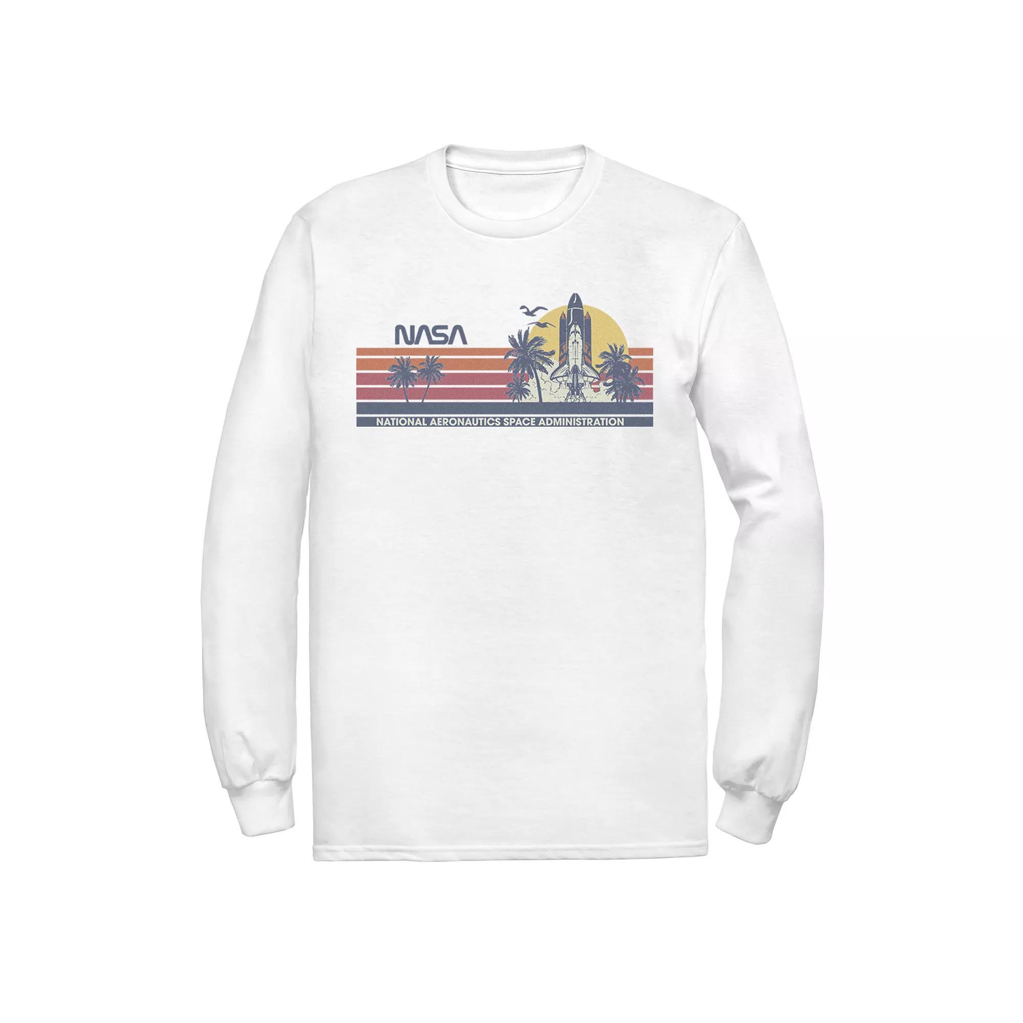 Men's NASA Shuttle Panel Tee, Size: Small, White Product Image