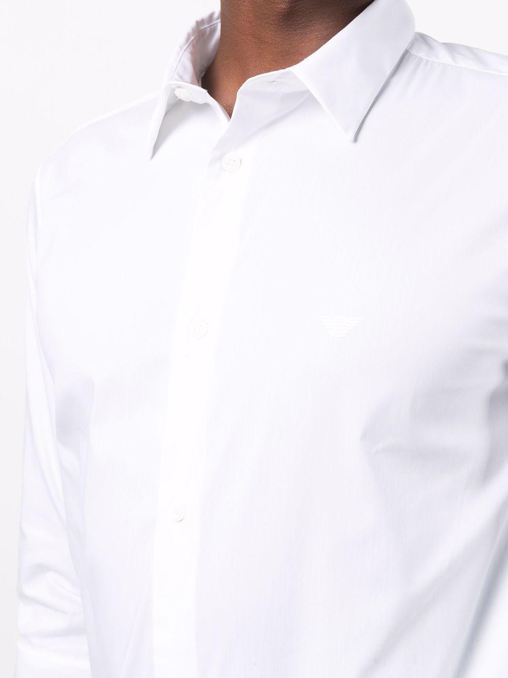 logo-patch longsleeved shirt Product Image