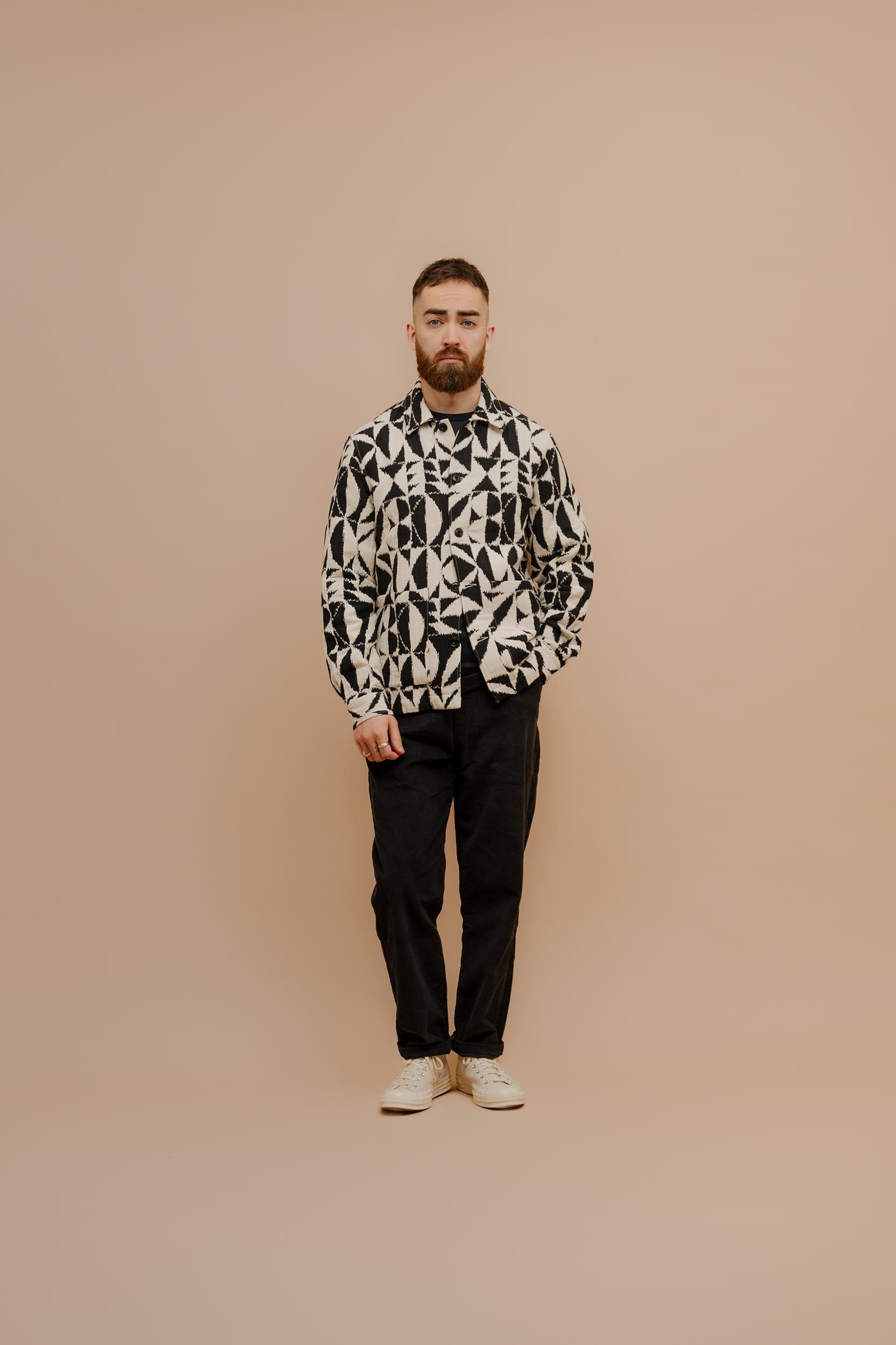 Swirl Jacquard Overshirt Product Image