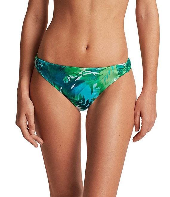 Lauren Ralph Lauren Cartago Palm Twist Side Tab Hipster Swim Bottom Product Image