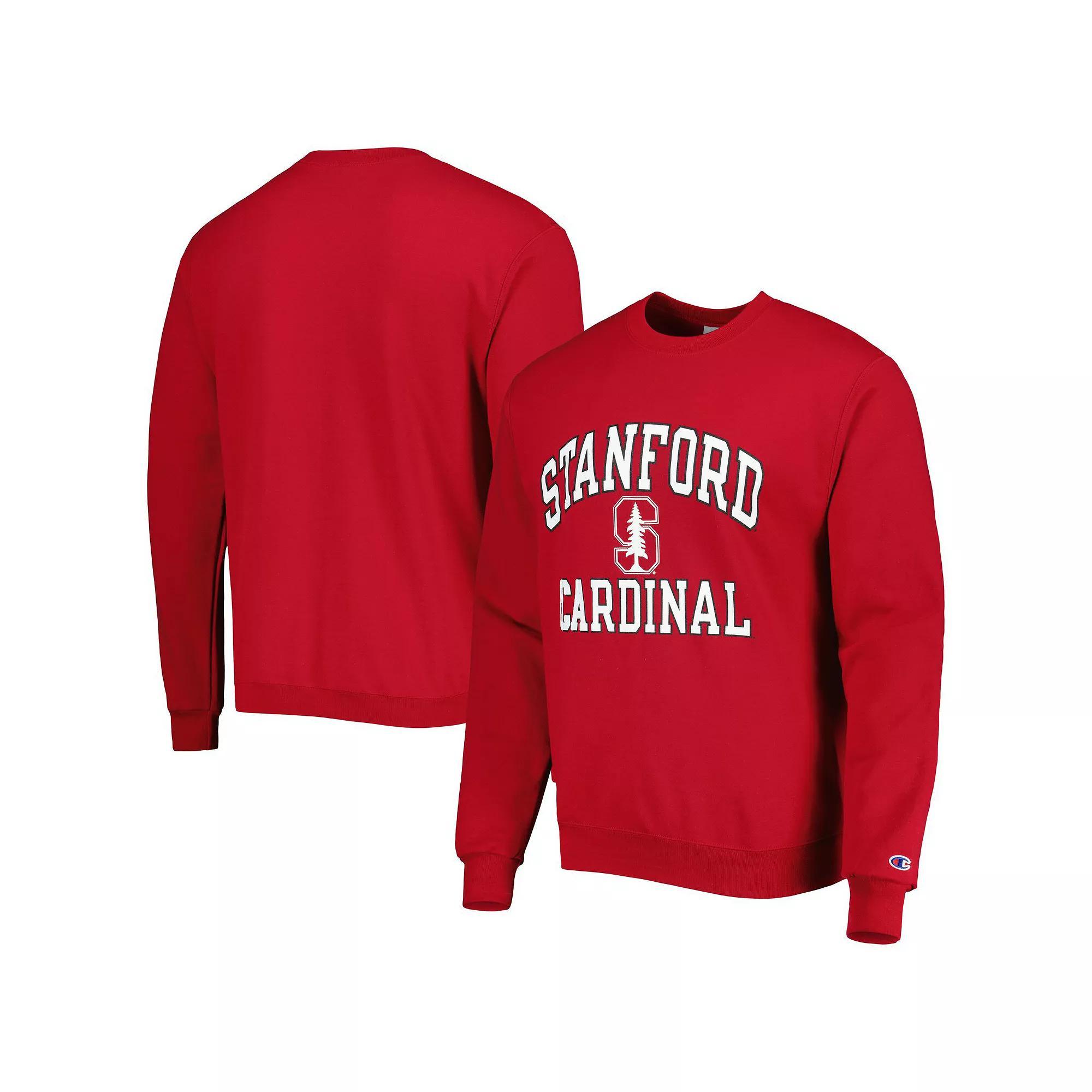 Men's Champion Cardinal Stanford Cardinal High Motor Pullover Sweatshirt, Size: 2XL, Red Product Image