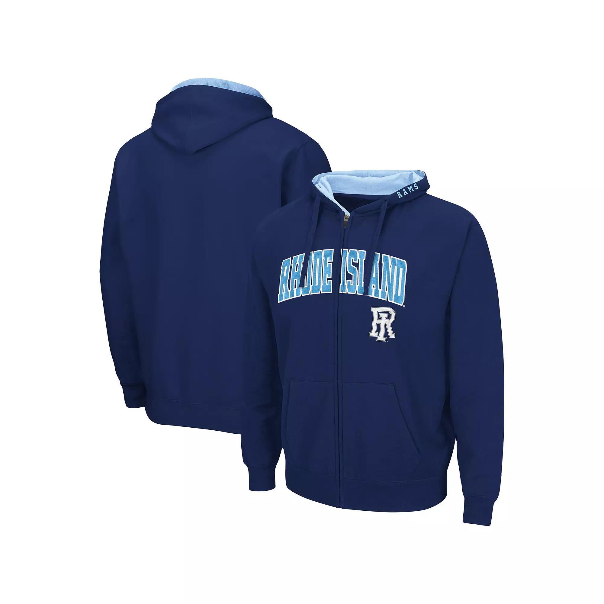 Men's Colosseum Garnet Florida State Seminoles Arch & Logo 3.0 Full-Zip Hoodie, Size: Medium, Red Product Image