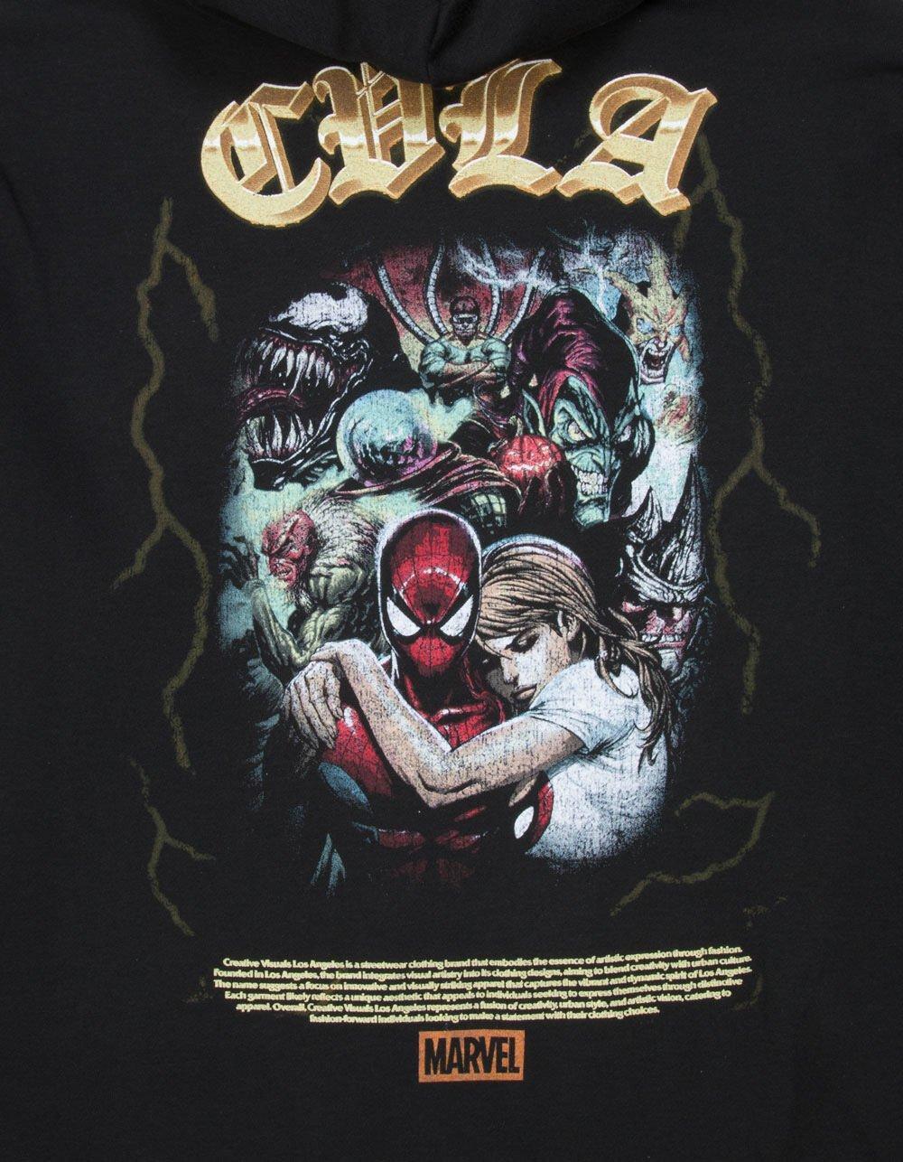 CVLA x Marvel Villains Group Mens Hoodie - BLACK Product Image